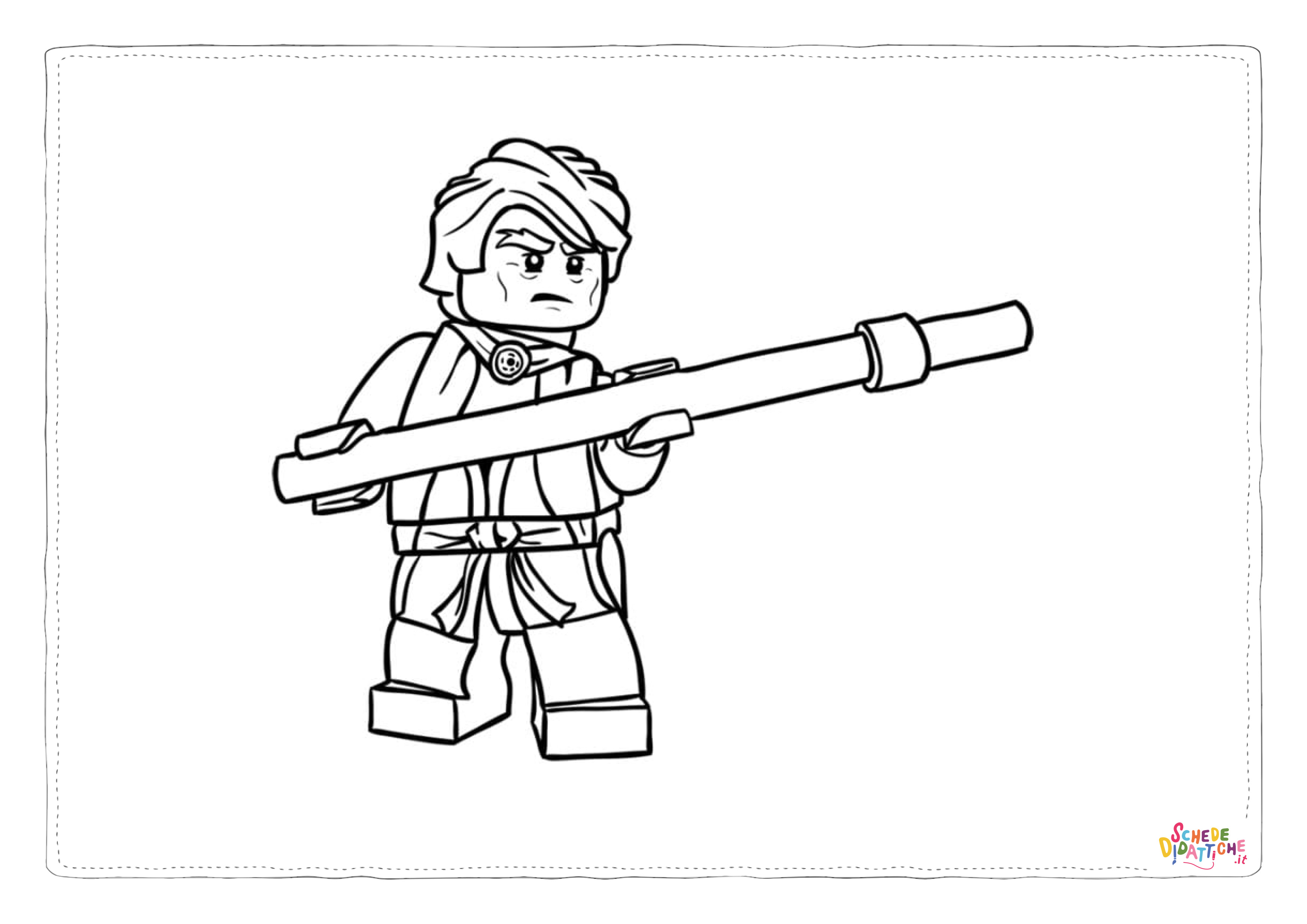 Disegno di Ninja Go da stampare e colorare 33