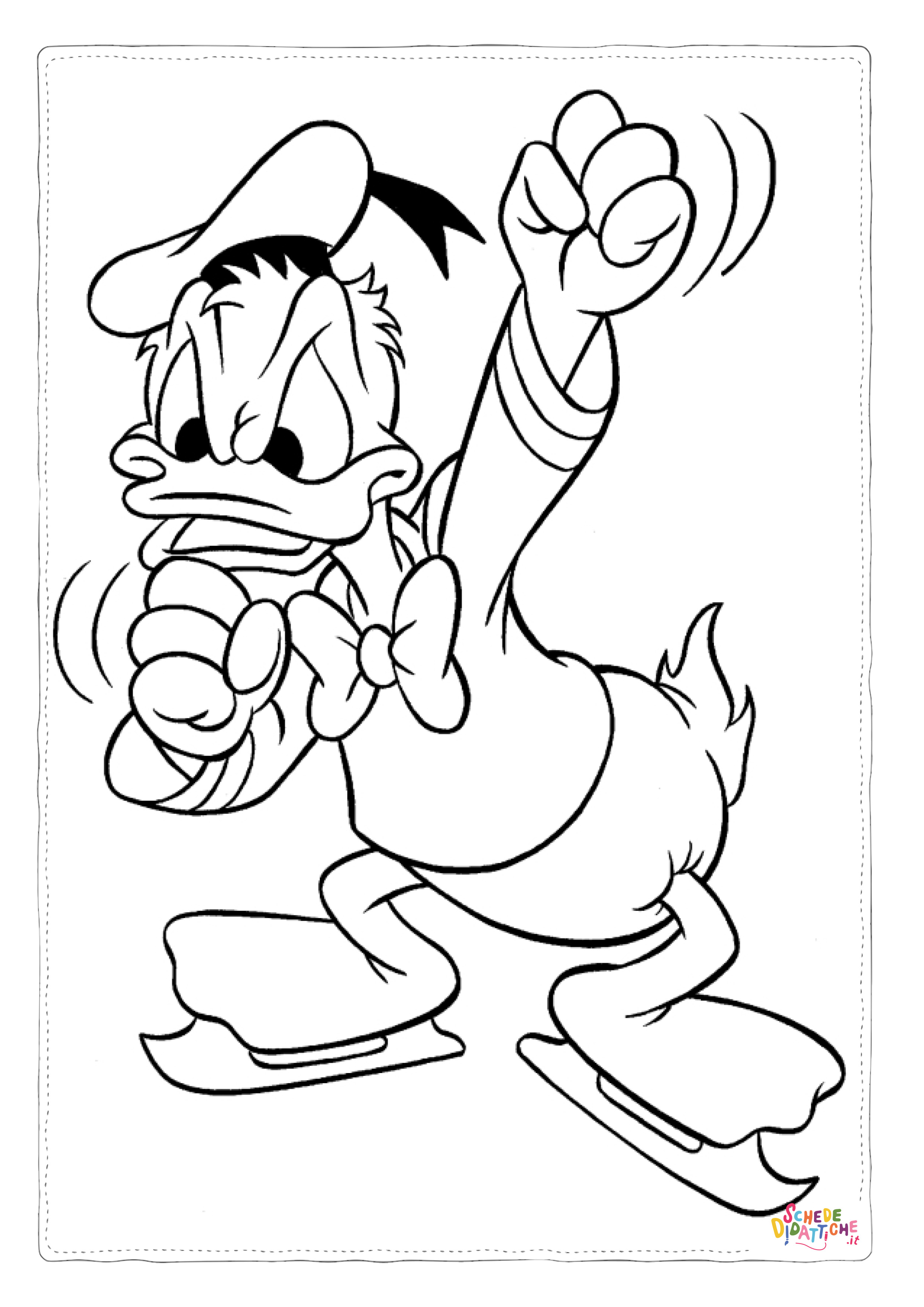 Disegno di Paperino da stampare e colorare 63