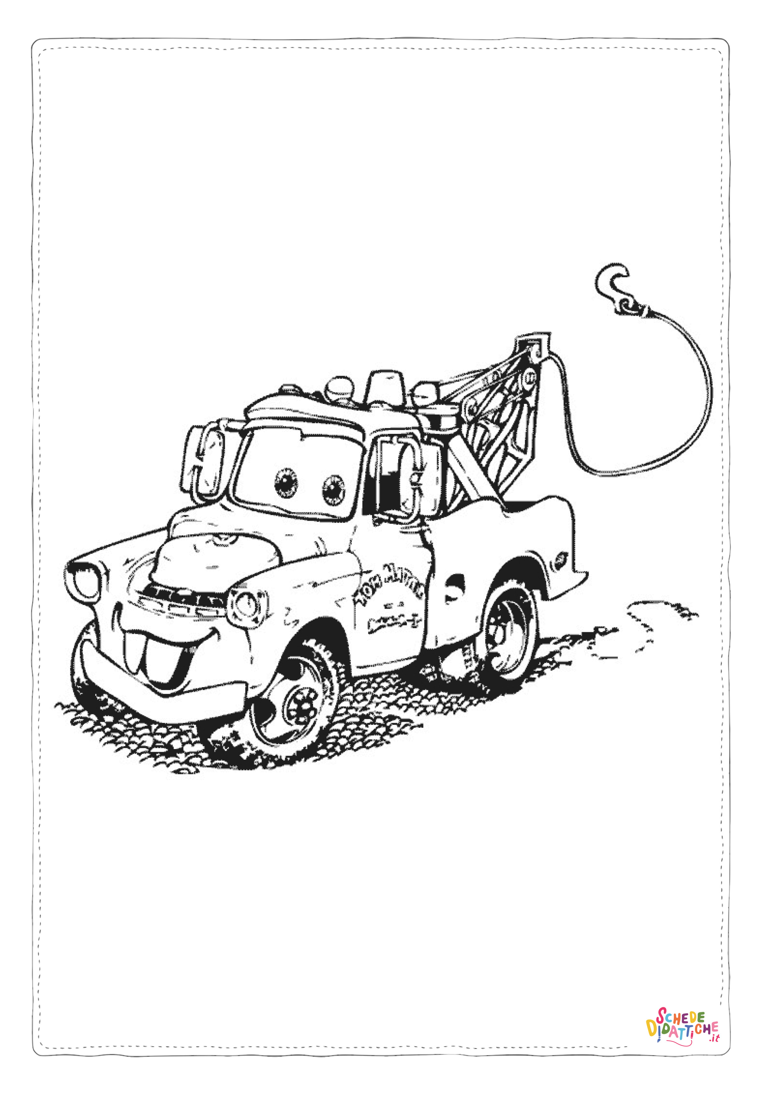 Disegno "Disegno di Cars da stampare e colorare 105" Disegno di Cars da stampare e colorare 105