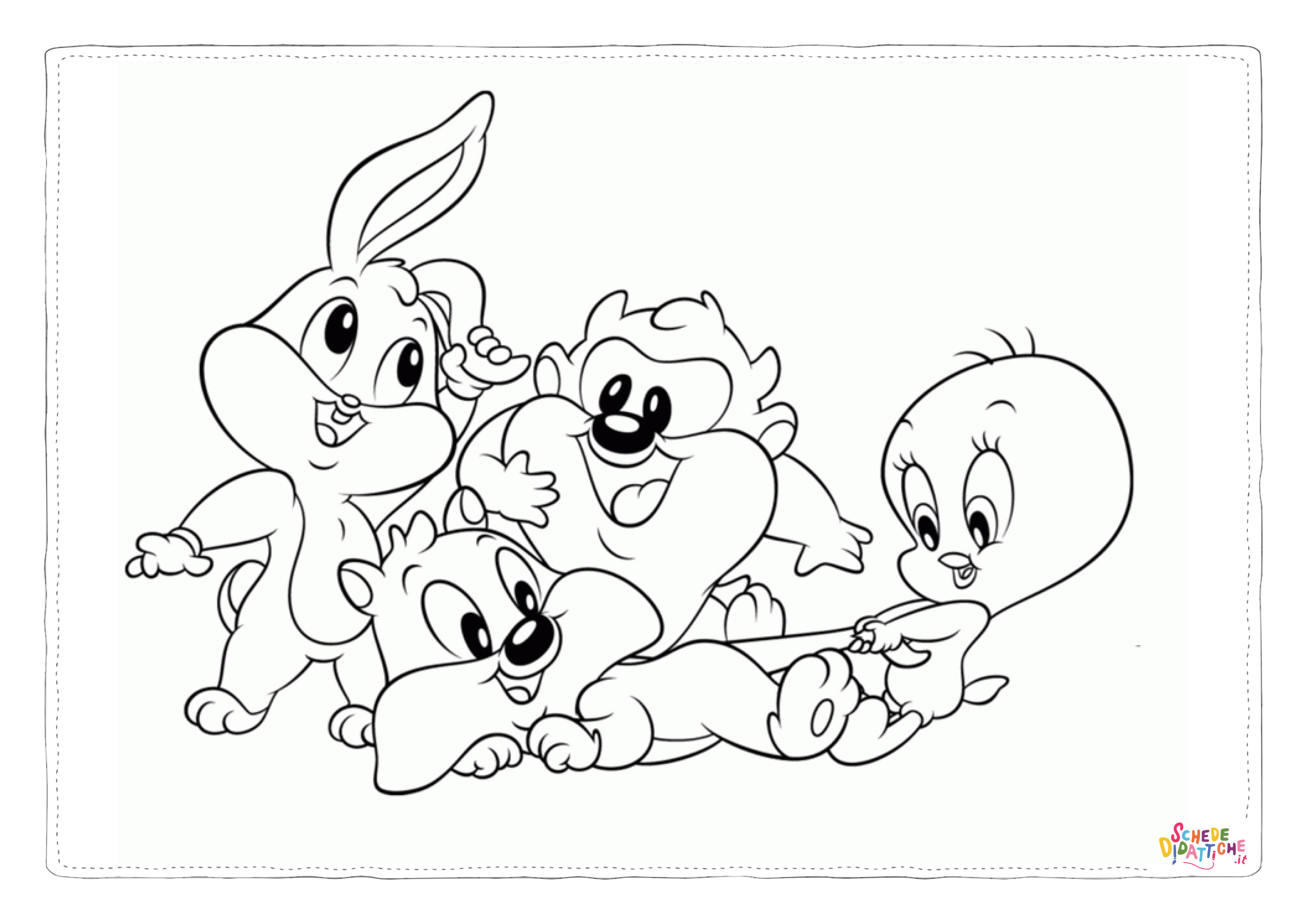 Disegno "Disegno di Bugs Bunny da stampare e colorare 50" Disegno di Bugs Bunny da stampare e colorare 50