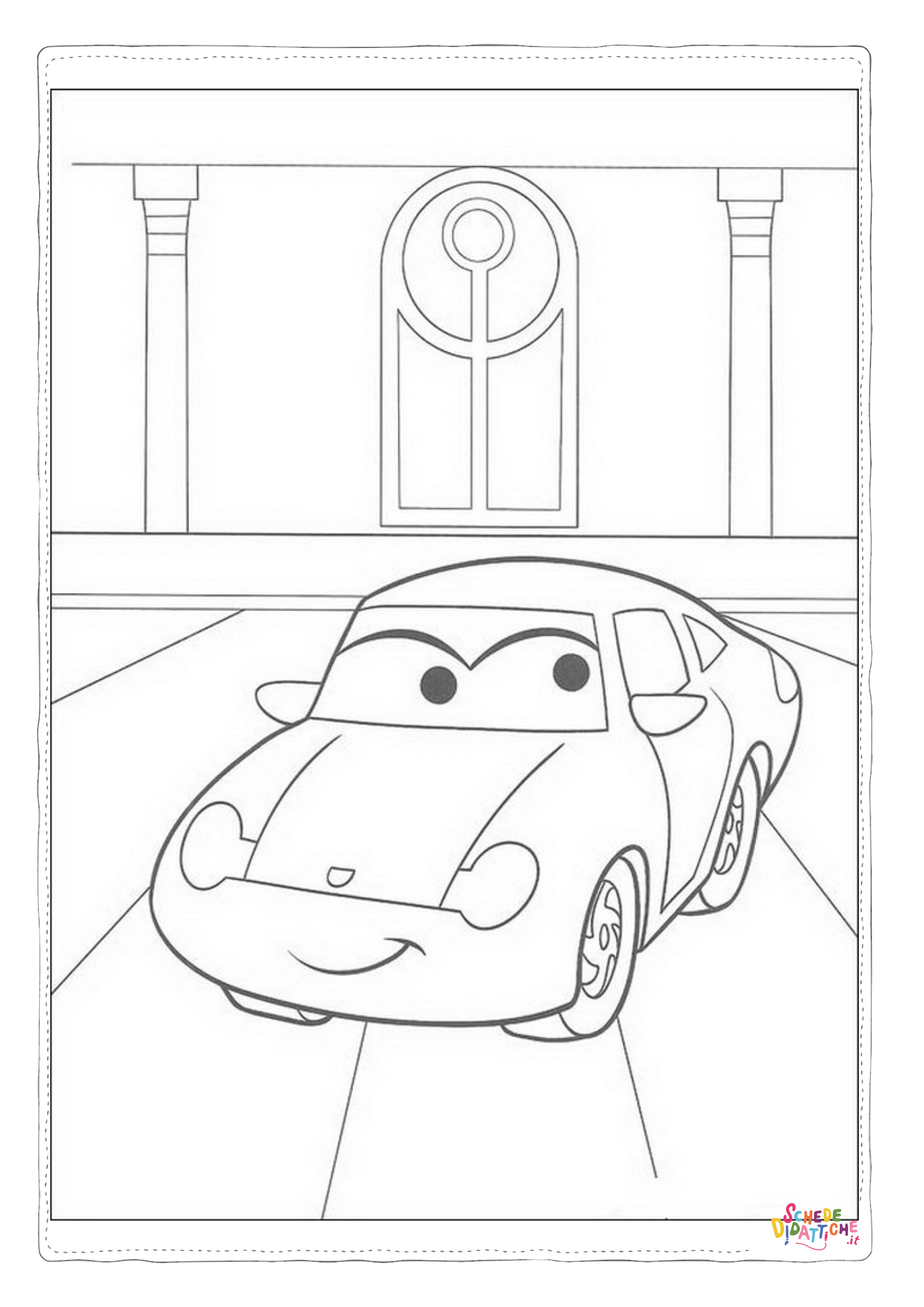 Disegno di Cars da stampare e colorare 169