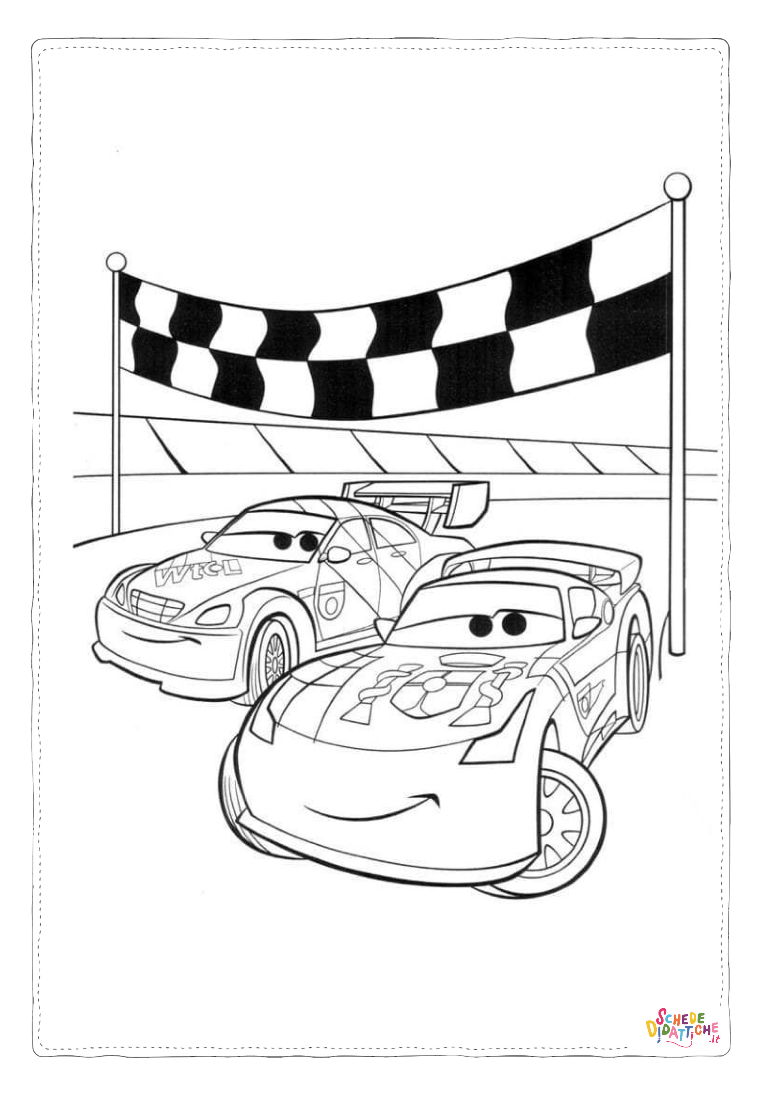Disegno "Disegno di Cars da stampare e colorare 250" Disegno di Cars da stampare e colorare 250