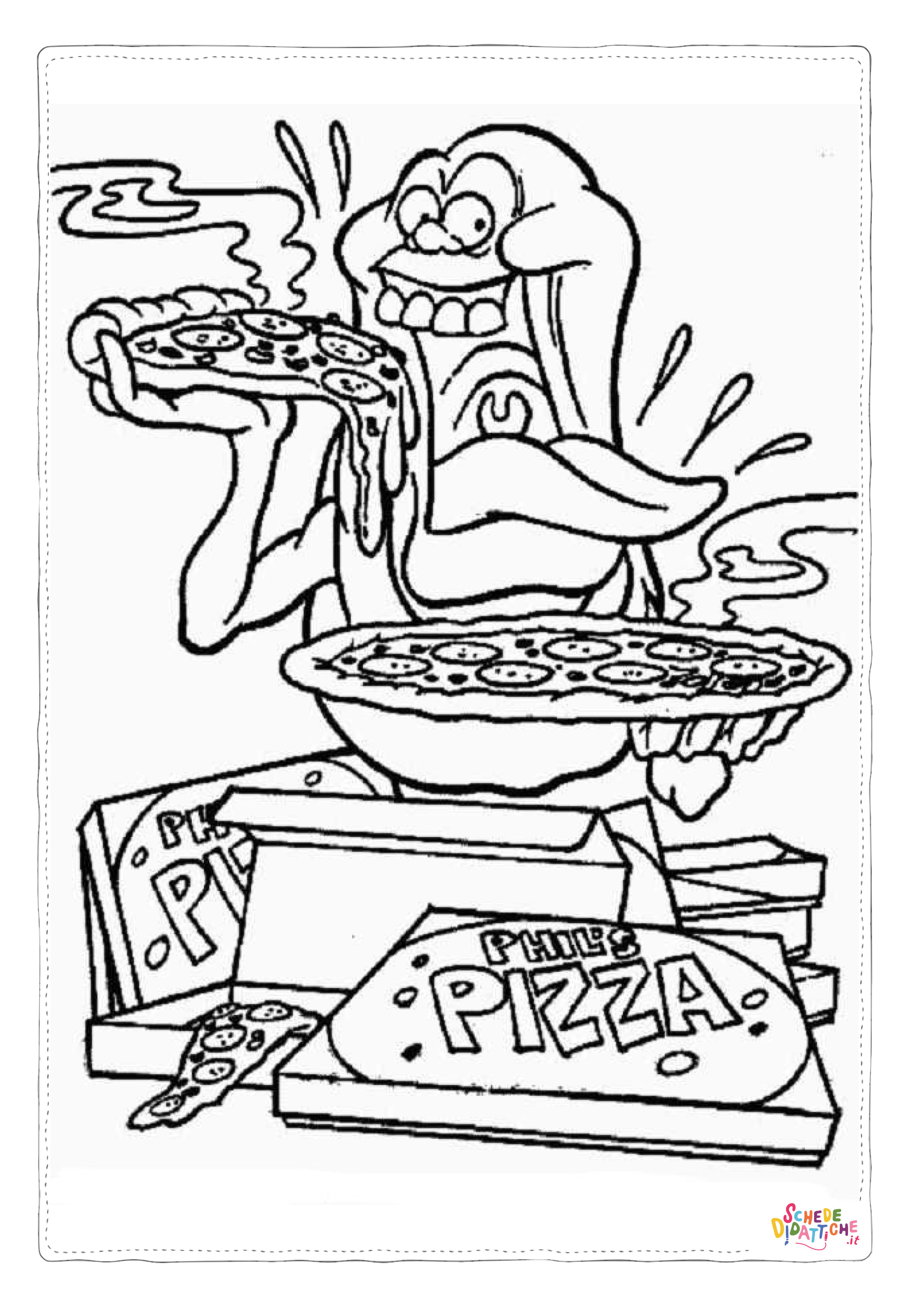 Disegno "Disegno di Ghostbusters da stampare e colorare 2" Disegno di Ghostbusters da stampare e colorare 2