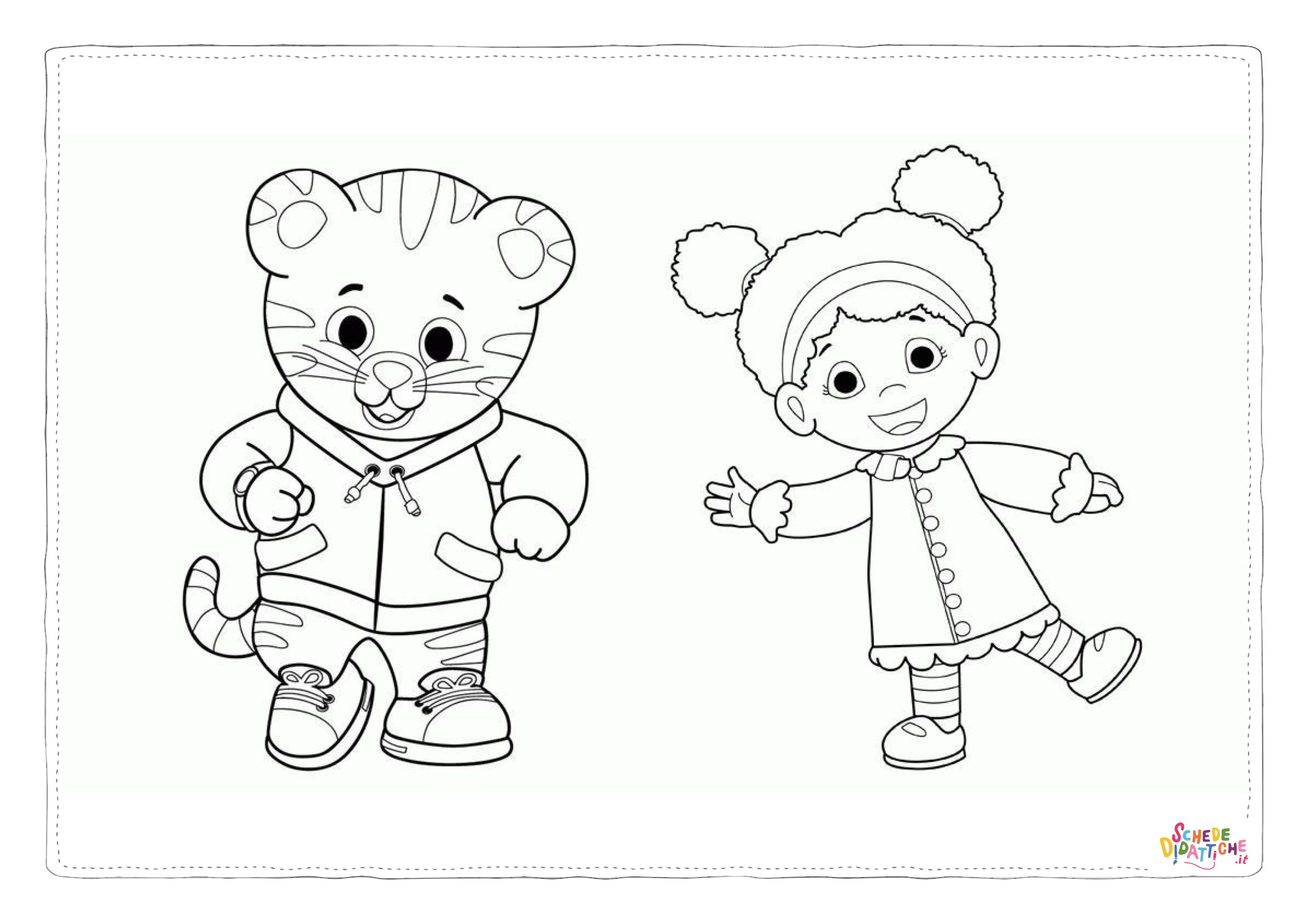 Disegno "Disegno di bambino da stampare e colorare 199" Disegno di bambino da stampare e colorare 199