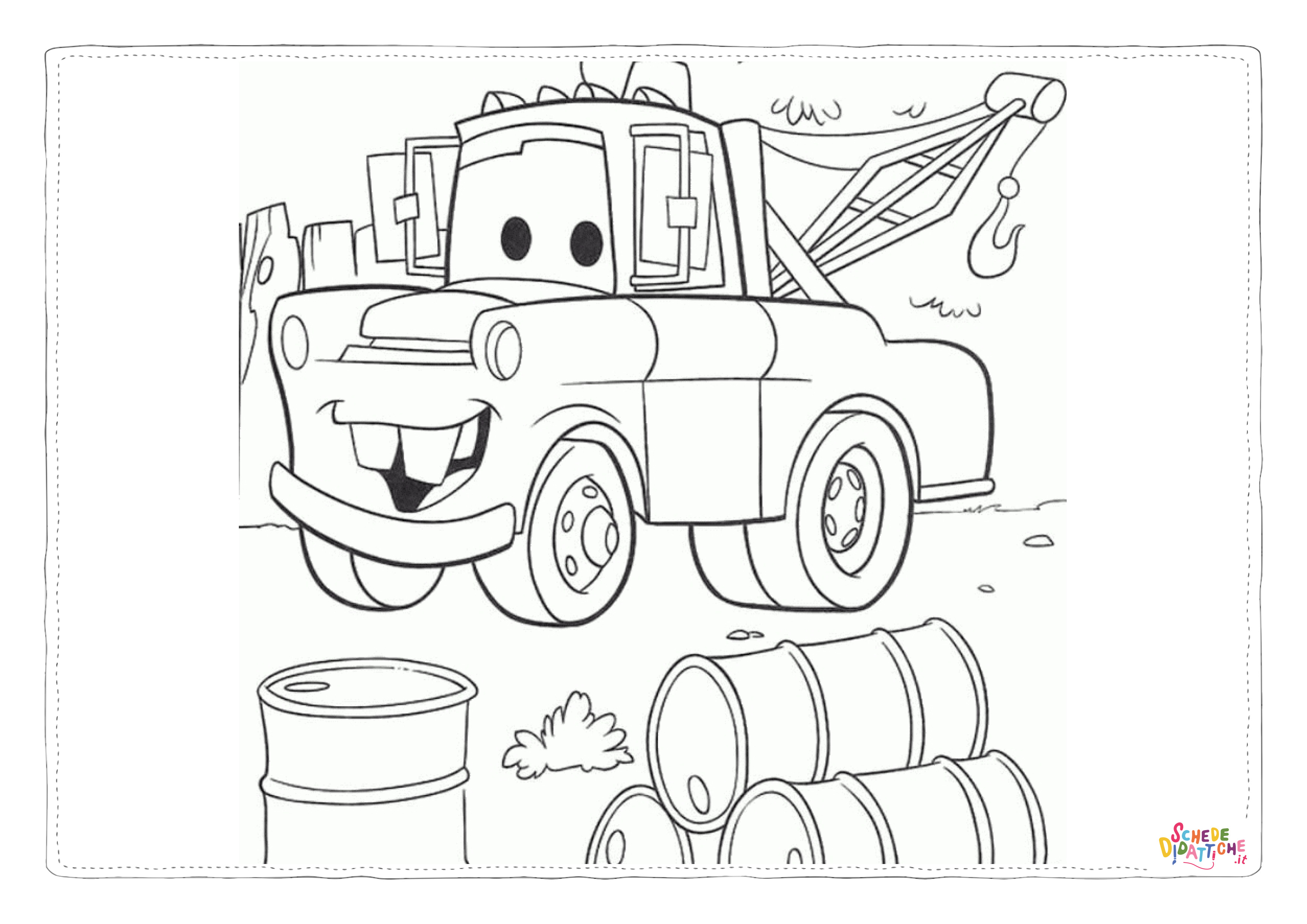 Disegno "Disegno di Cars da stampare e colorare 216" Disegno di Cars da stampare e colorare 216