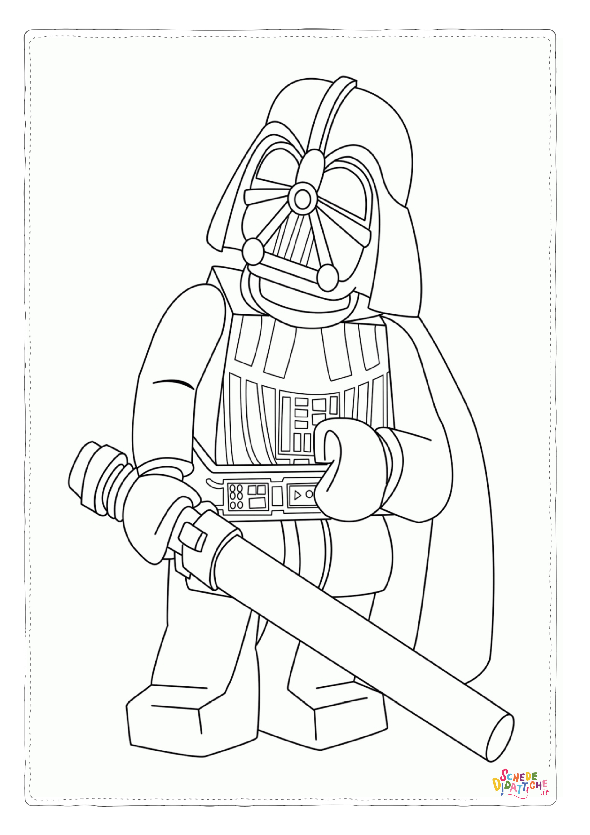 Disegno di LEGO Star Wars da stampare e colorare 1