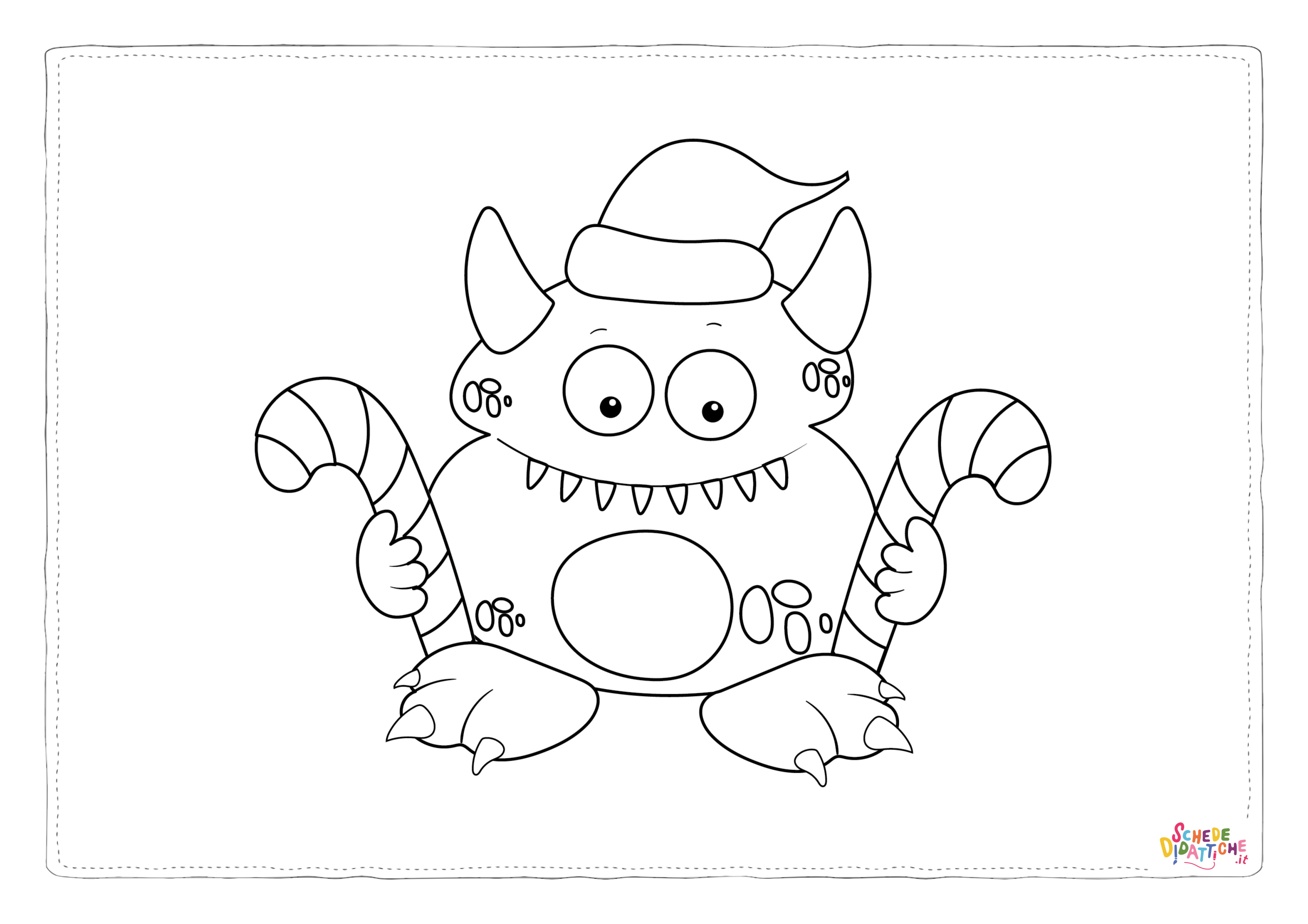 Disegno "CHRISTMAS MONSTER STAMPS-05" CHRISTMAS MONSTER STAMPS-05