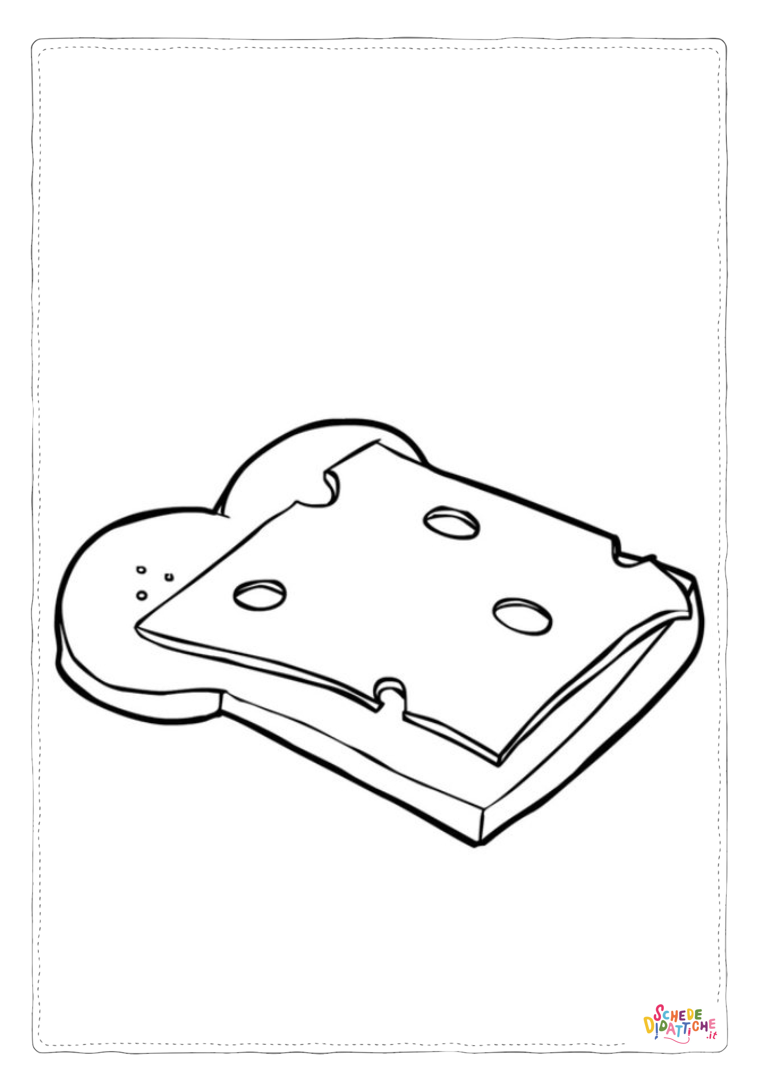 Disegno "Disegno di colazione da stampare e colorare 5" Disegno di colazione da stampare e colorare 5