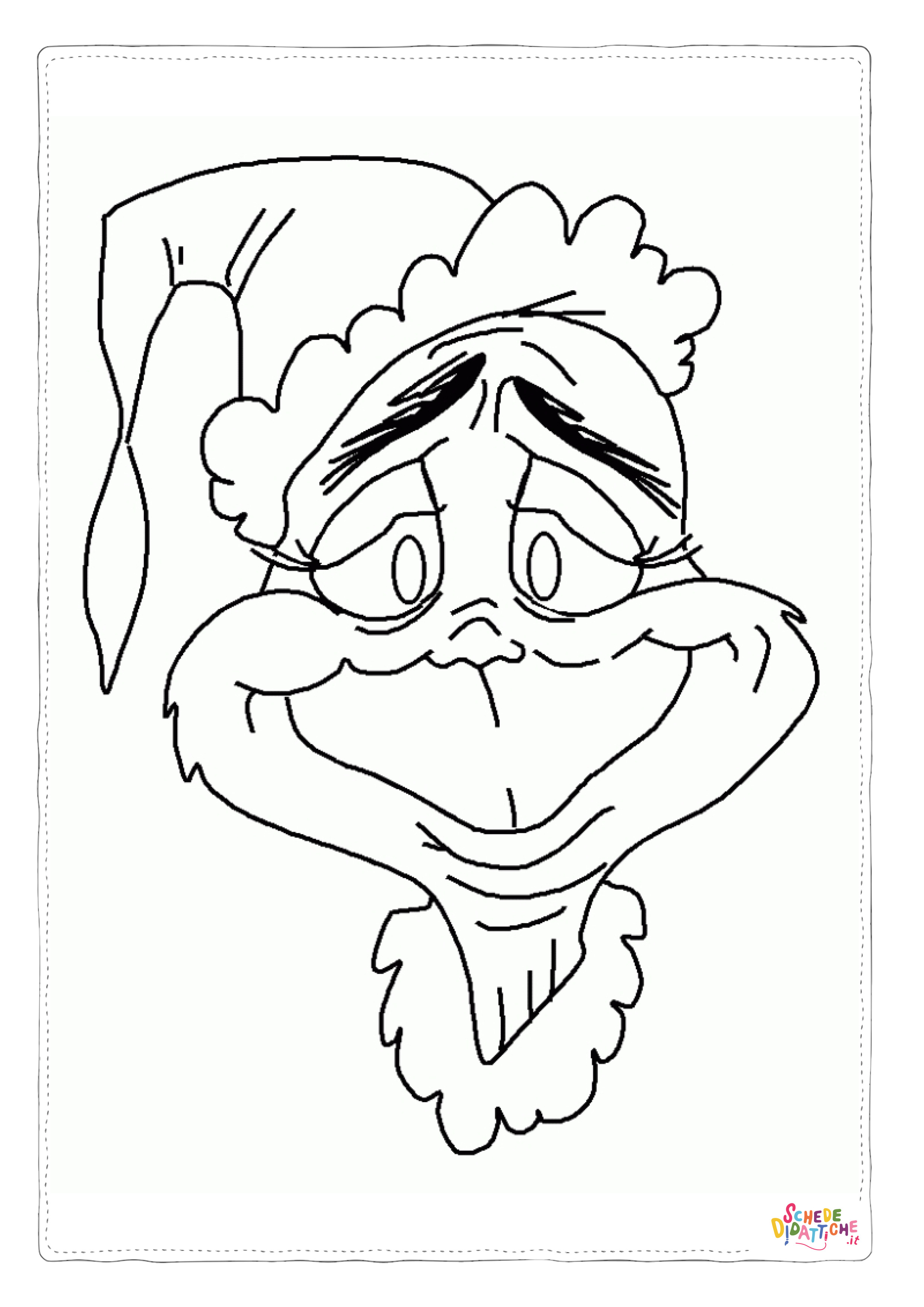 Disegno di Il Grinch da stampare e colorare 1