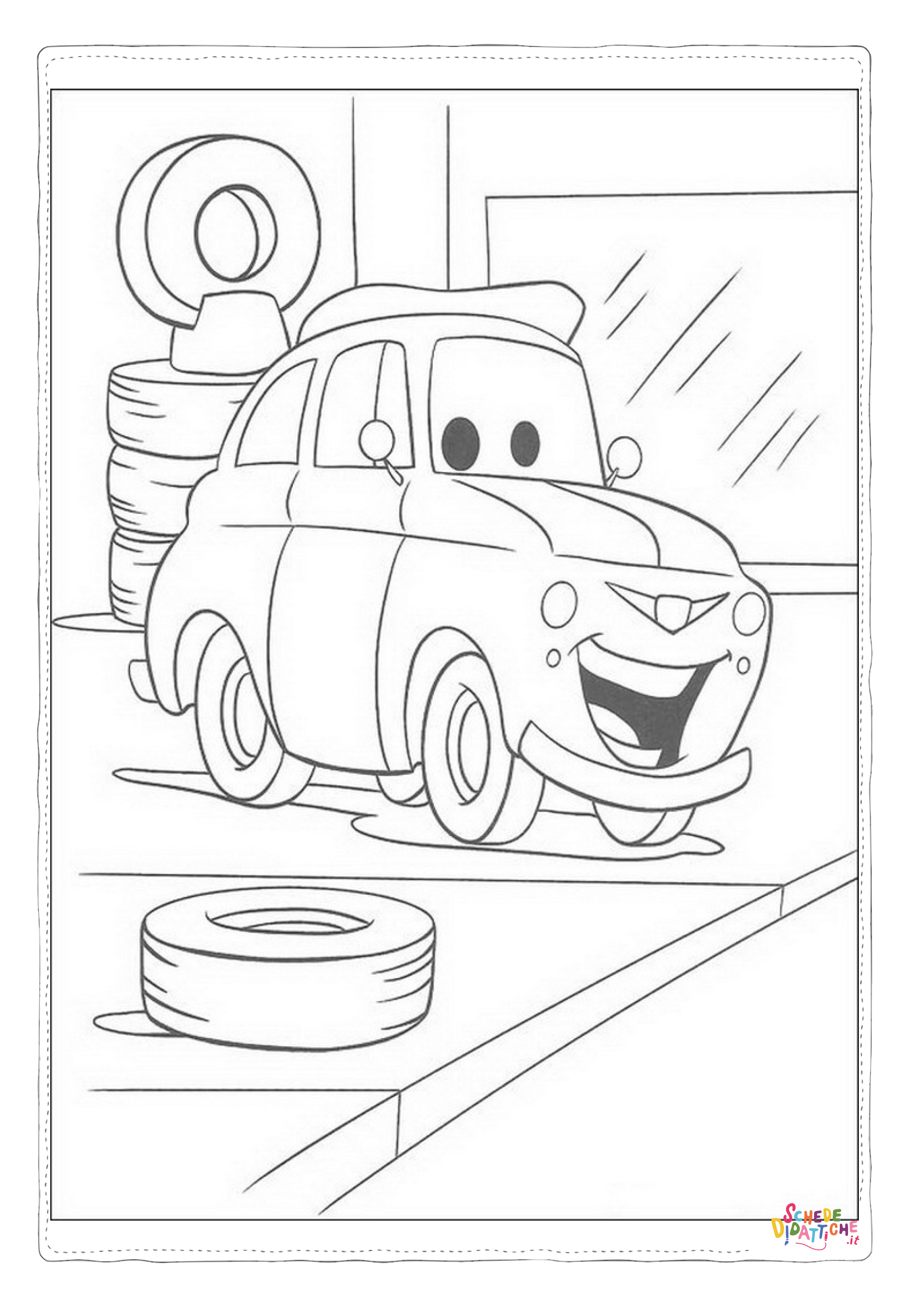 Disegno "Disegno di Cars da stampare e colorare 171" Disegno di Cars da stampare e colorare 171