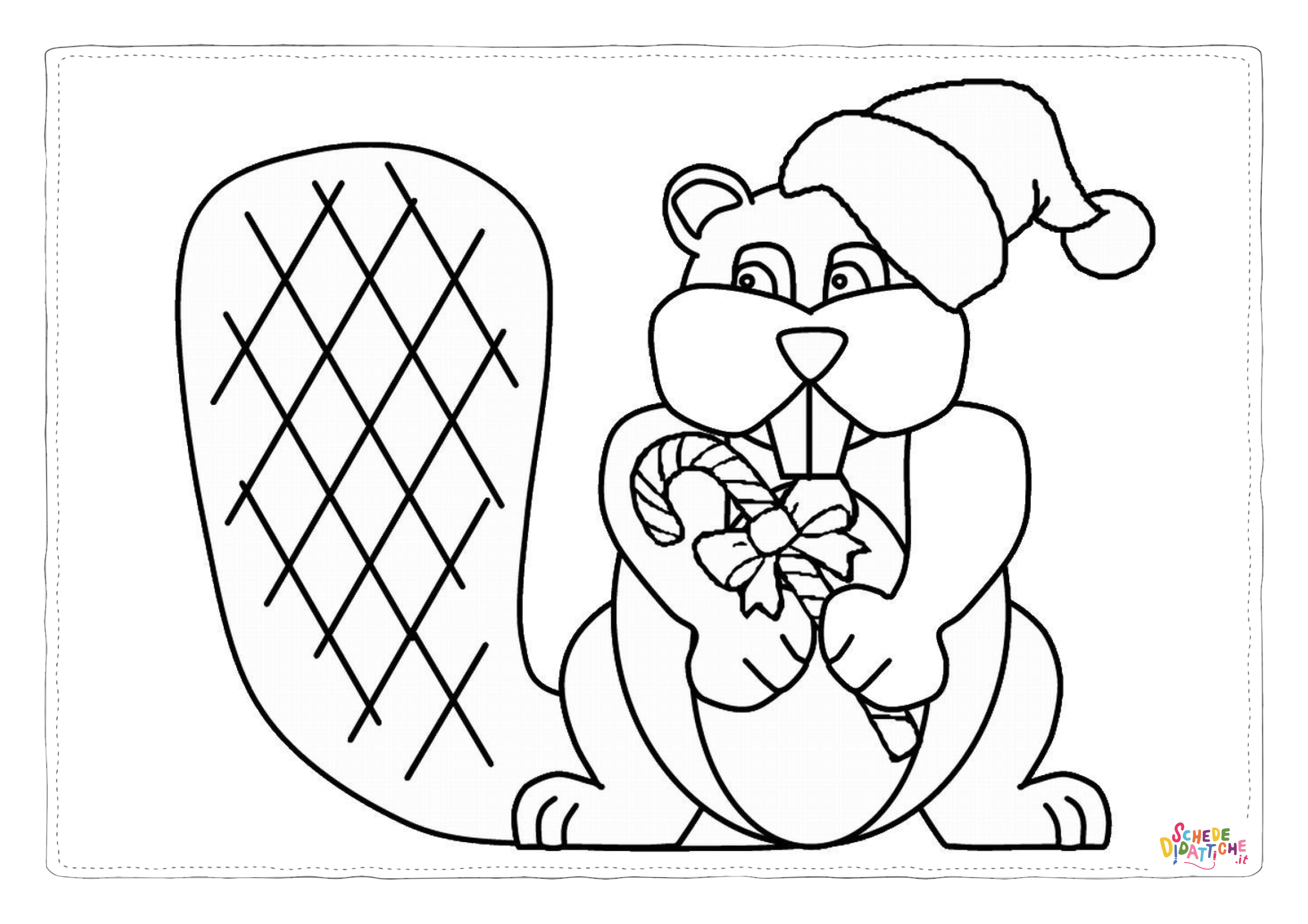 Disegno "Disegno di castoro da stampare e colorare 18" Disegno di castoro da stampare e colorare 18