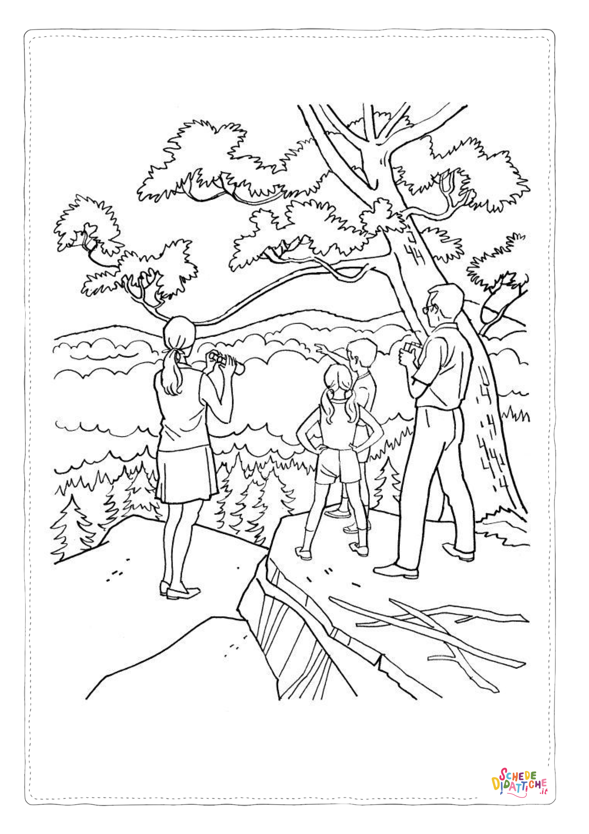 Disegno "Disegno di membro della famiglia da stampare e colorare 24" Disegno di membro della famiglia da stampare e colorare 24