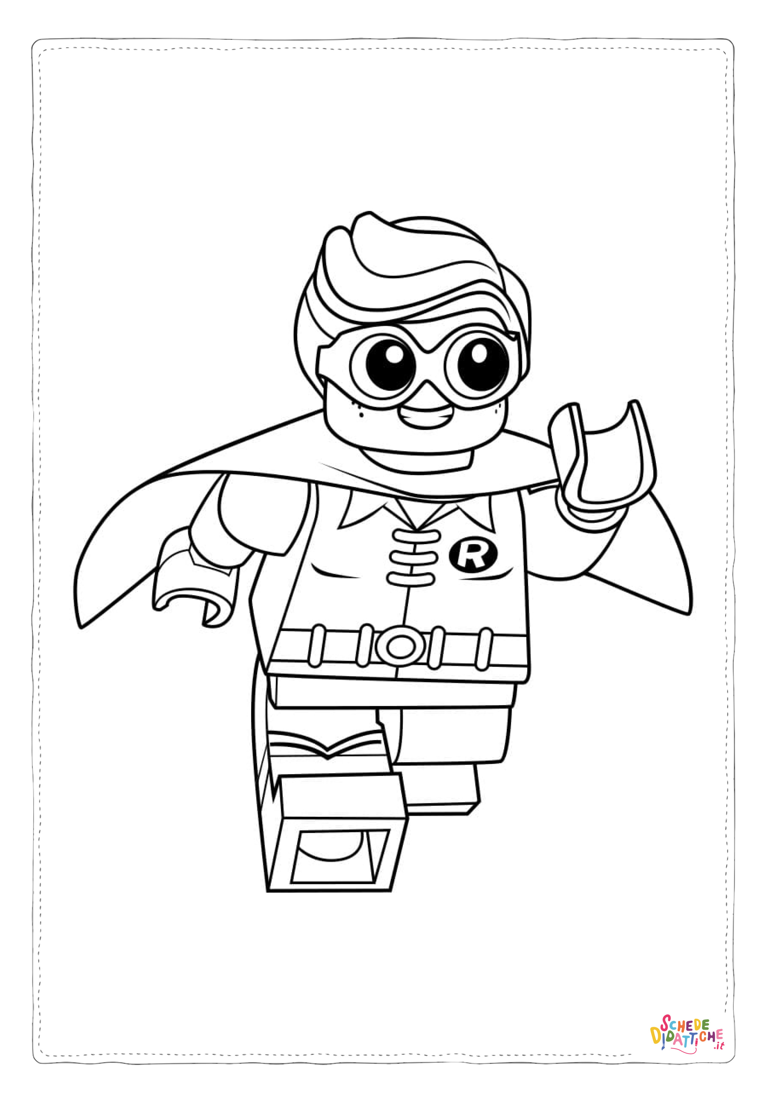 Disegno "Disegno di LEGO Batman da stampare e colorare 22" Disegno di LEGO Batman da stampare e colorare 22
