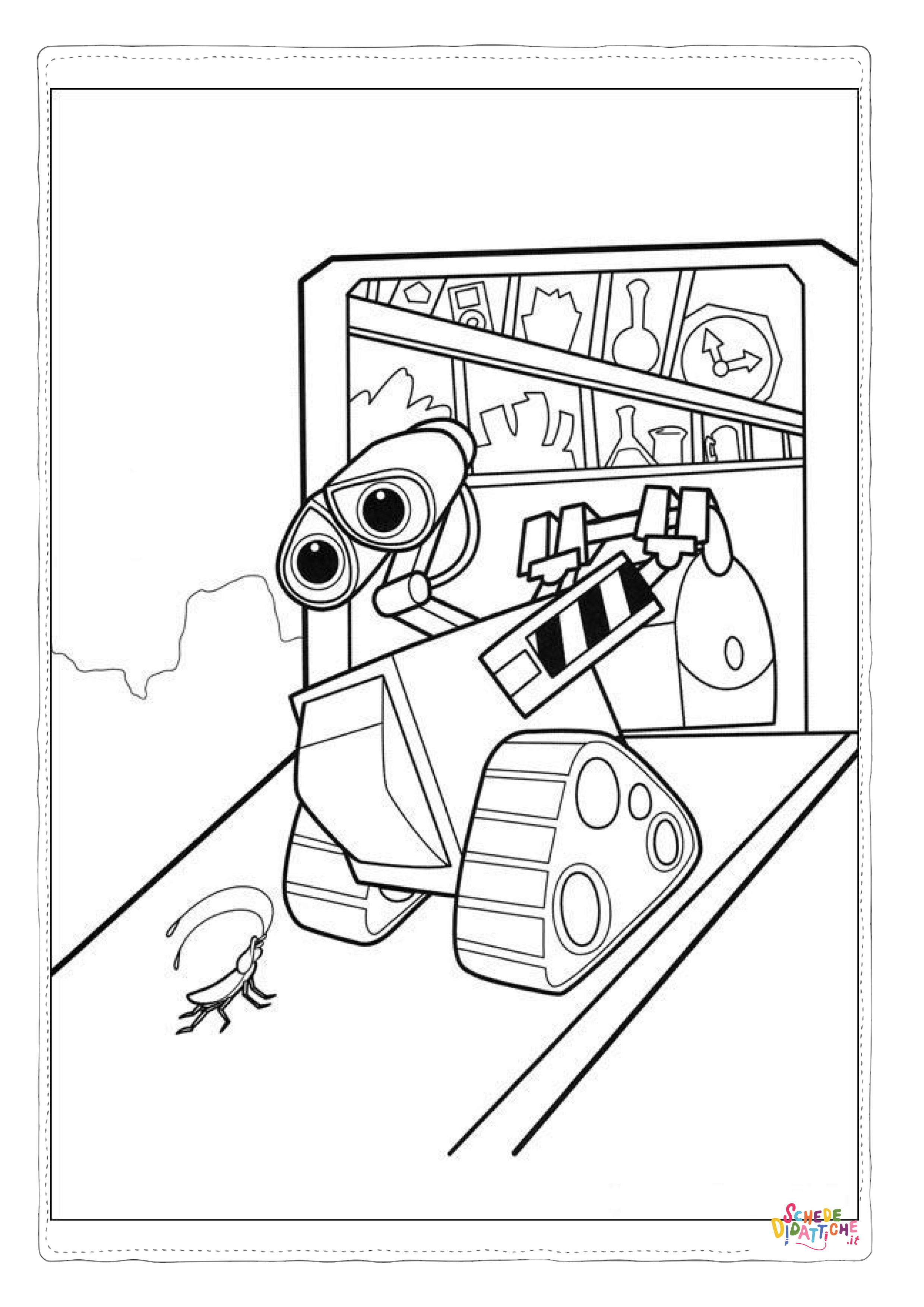 Disegno di Wall-E da stampare e colorare 39