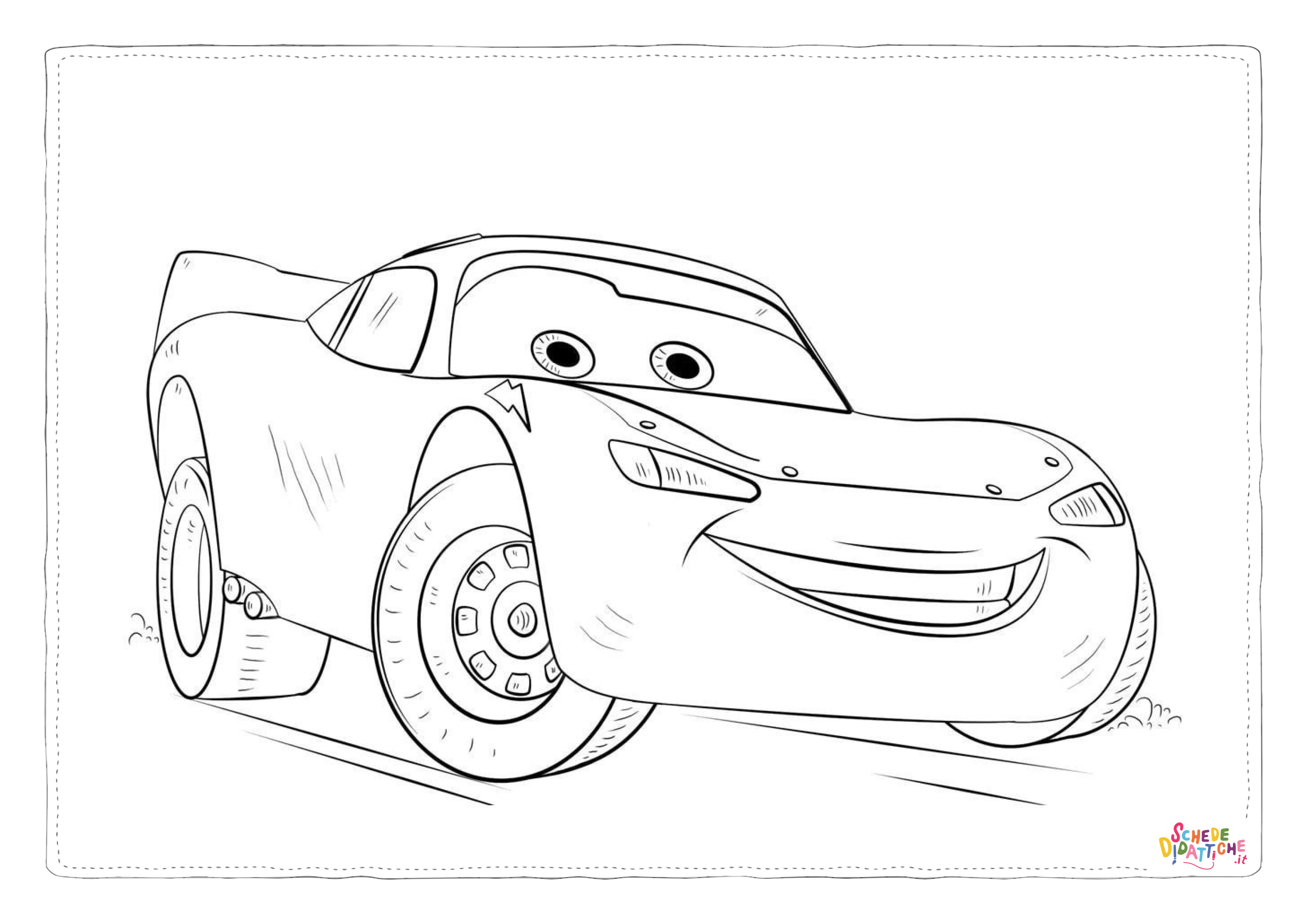 Disegno "Disegno di Cars da stampare e colorare 242" Disegno di Cars da stampare e colorare 242