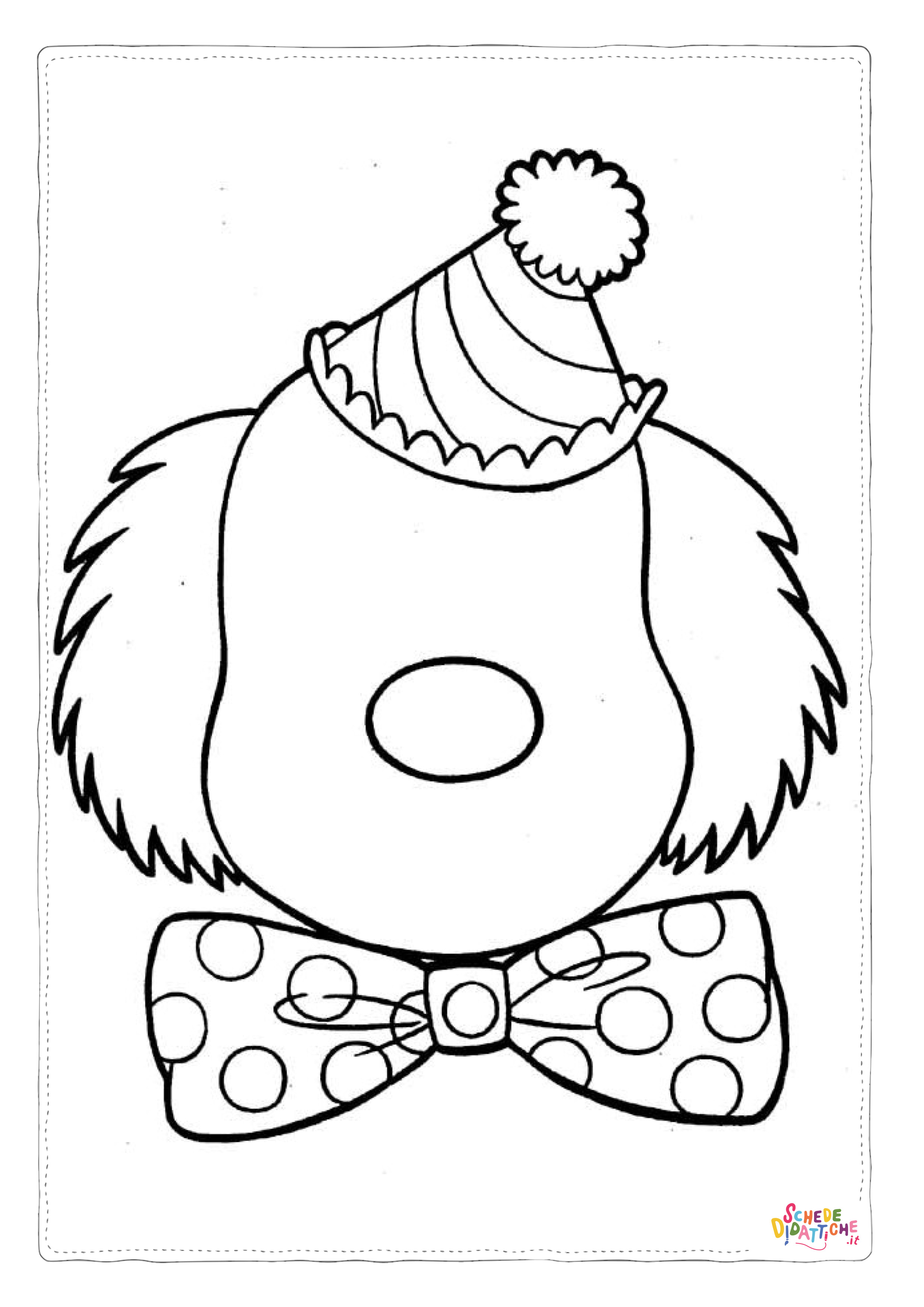 Disegno "Disegno di viso da completare da stampare e colorare 15" Disegno di viso da completare da stampare e colorare 15