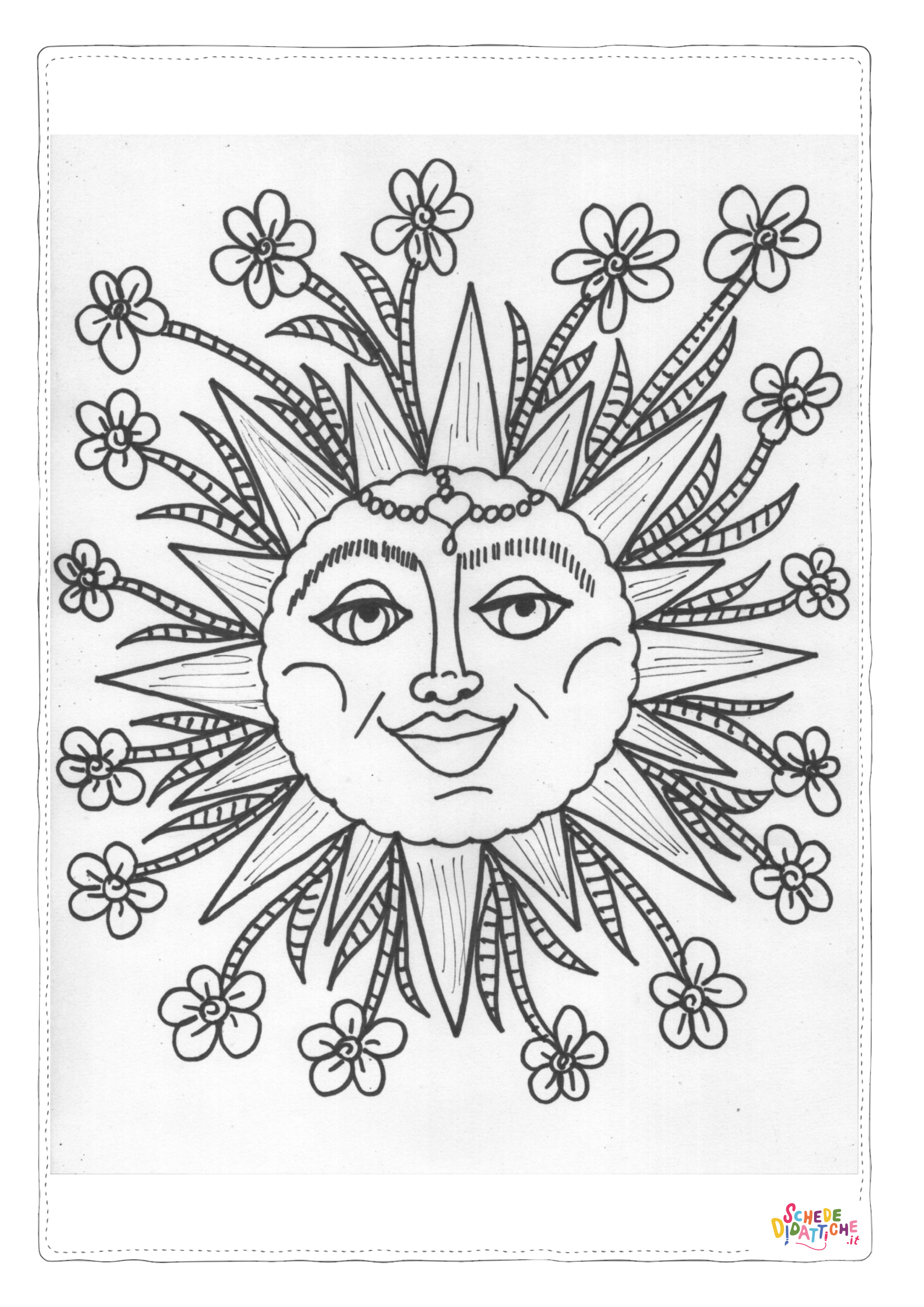Disegno "Disegno di mandala da stampare e colorare 157" Disegno di mandala da stampare e colorare 157