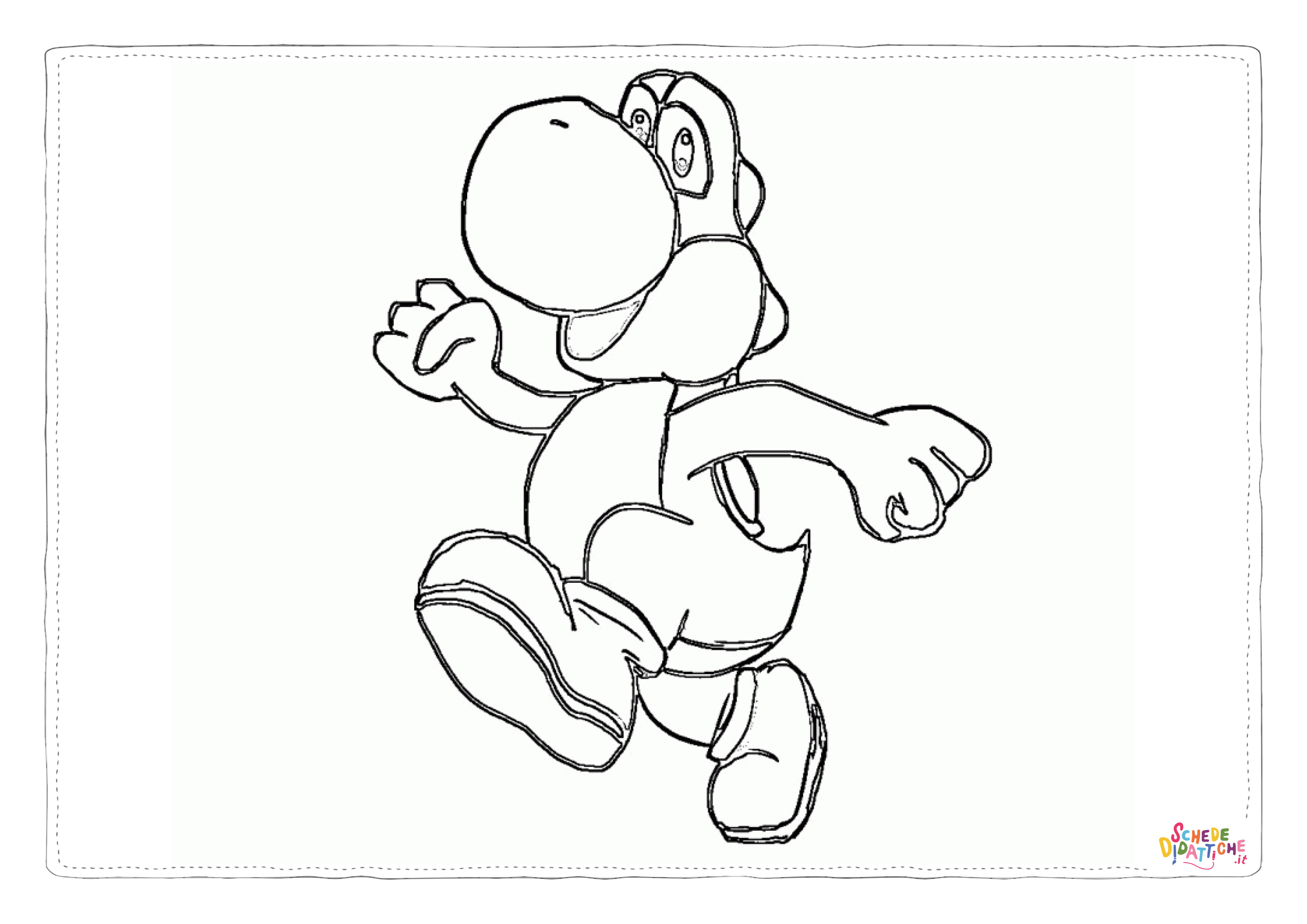 Disegno di Super Mario da stampare e colorare 46