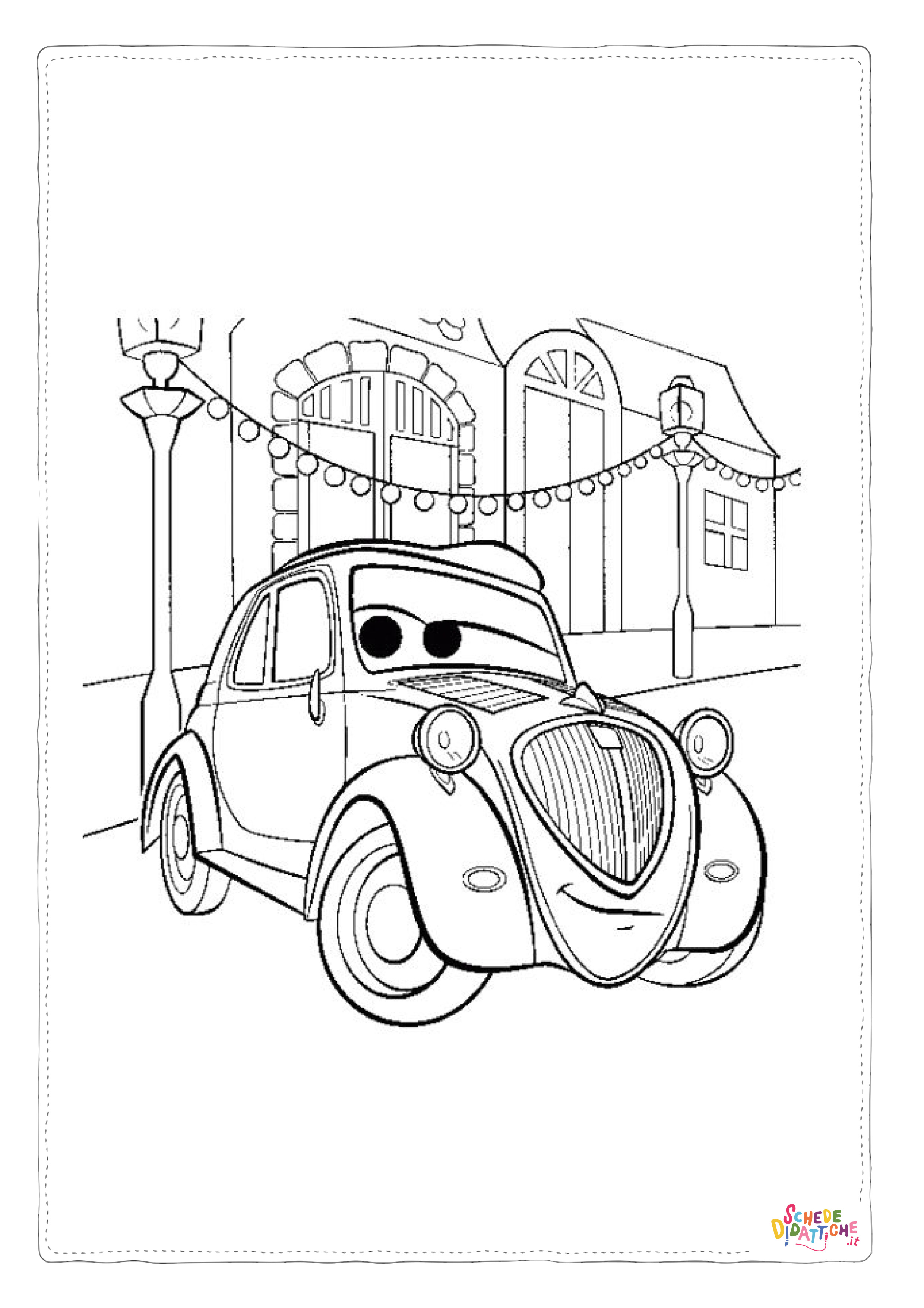 Disegno "Disegno di Cars da stampare e colorare 153" Disegno di Cars da stampare e colorare 153