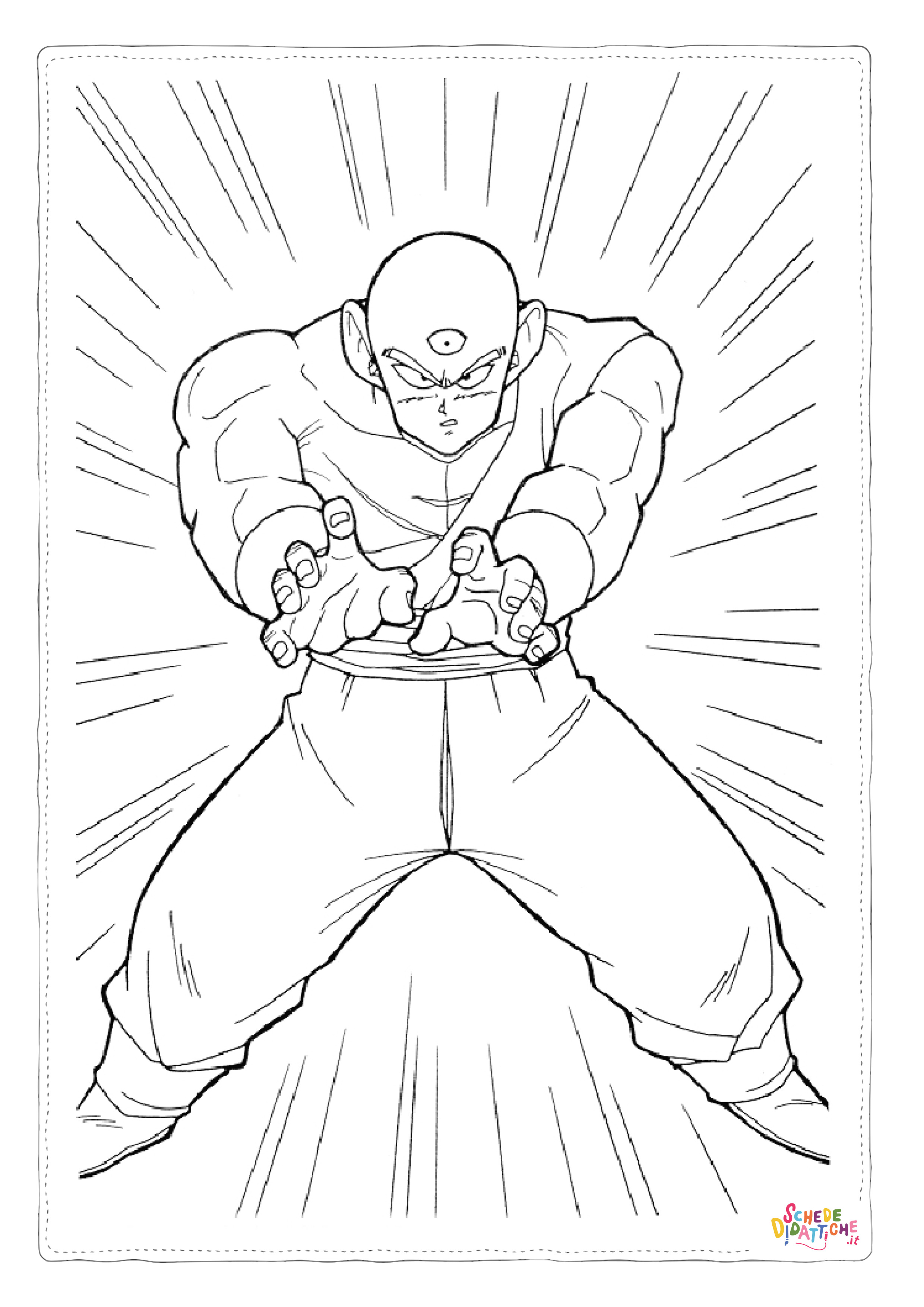 Disegno "Disegno di Dragon Ball da stampare e colorare 93" Disegno di Dragon Ball da stampare e colorare 93