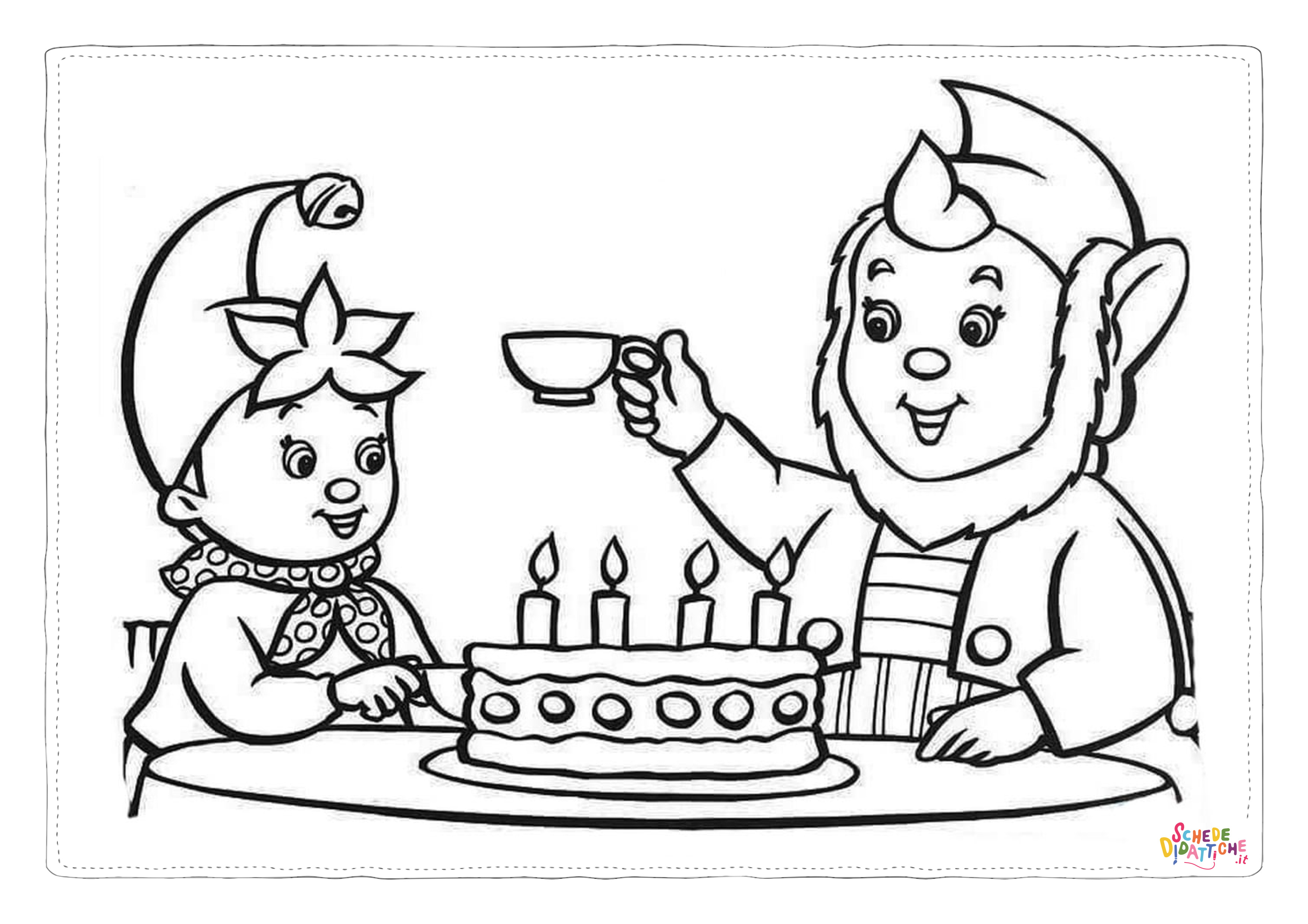 Disegno "Disegno di compleanno da stampare e colorare 64" Disegno di compleanno da stampare e colorare 64