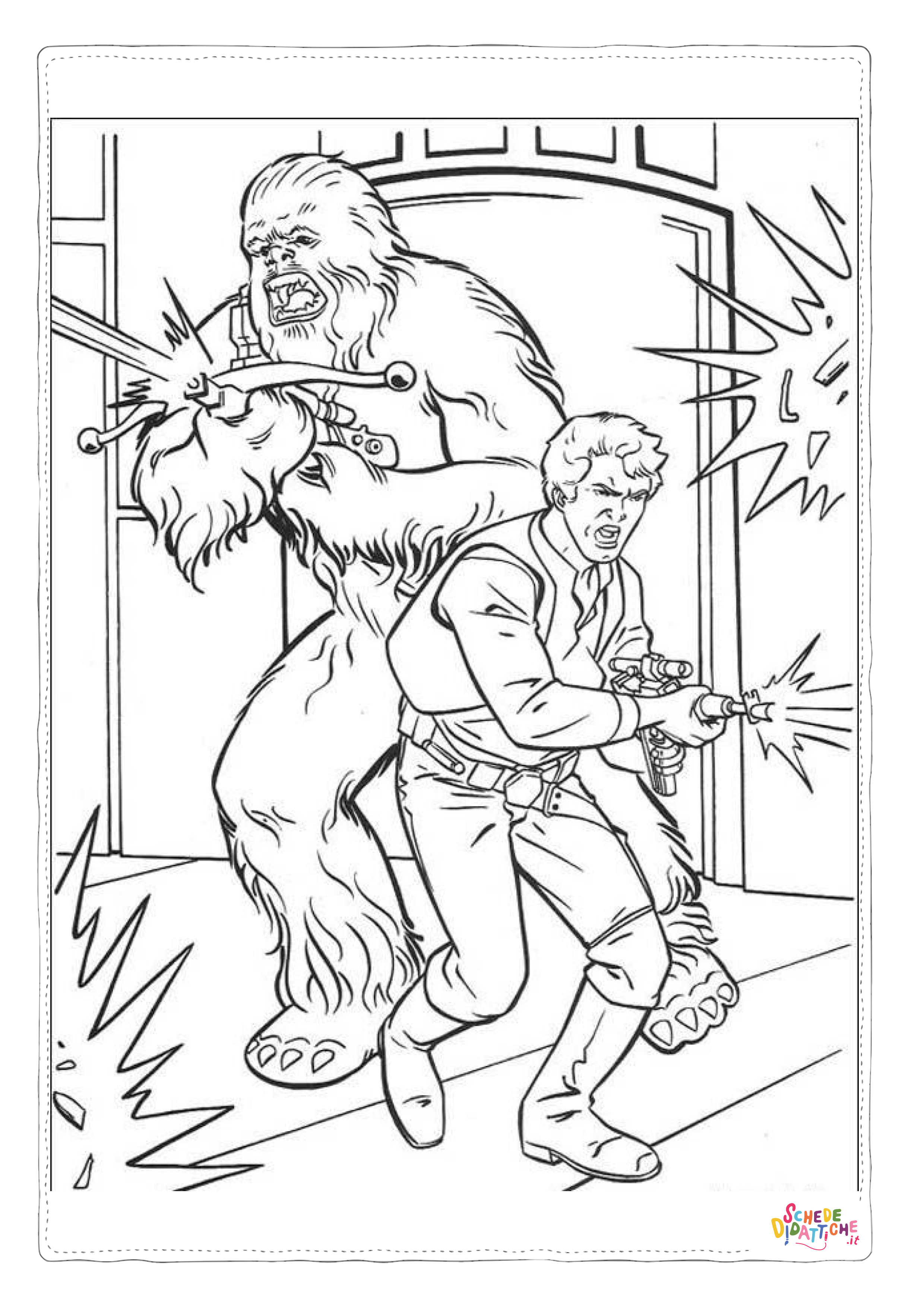 Disegno "Disegno di Star Wars da stampare e colorare 37" Disegno di Star Wars da stampare e colorare 37
