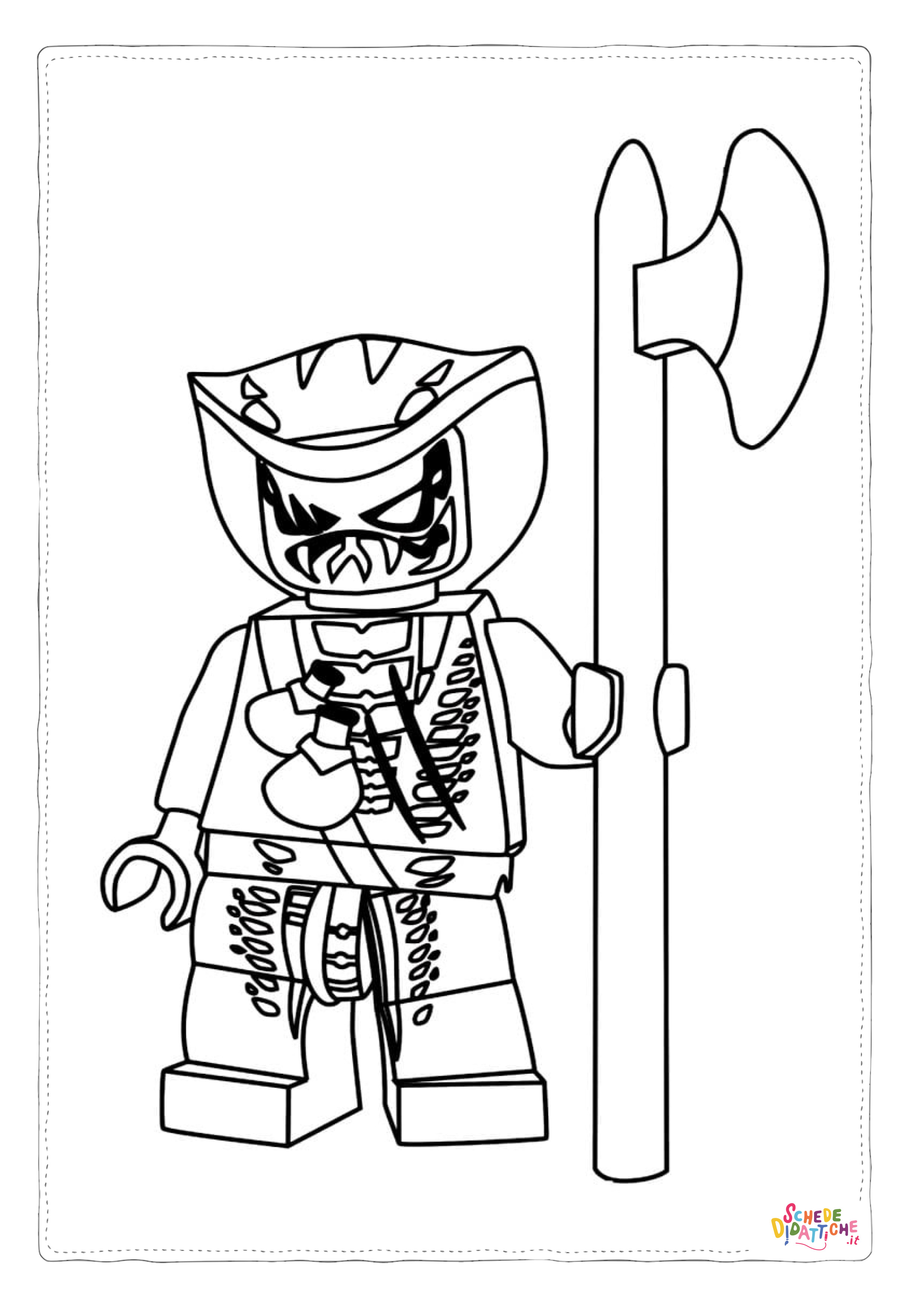 Disegno di Ninja Go da stampare e colorare 46