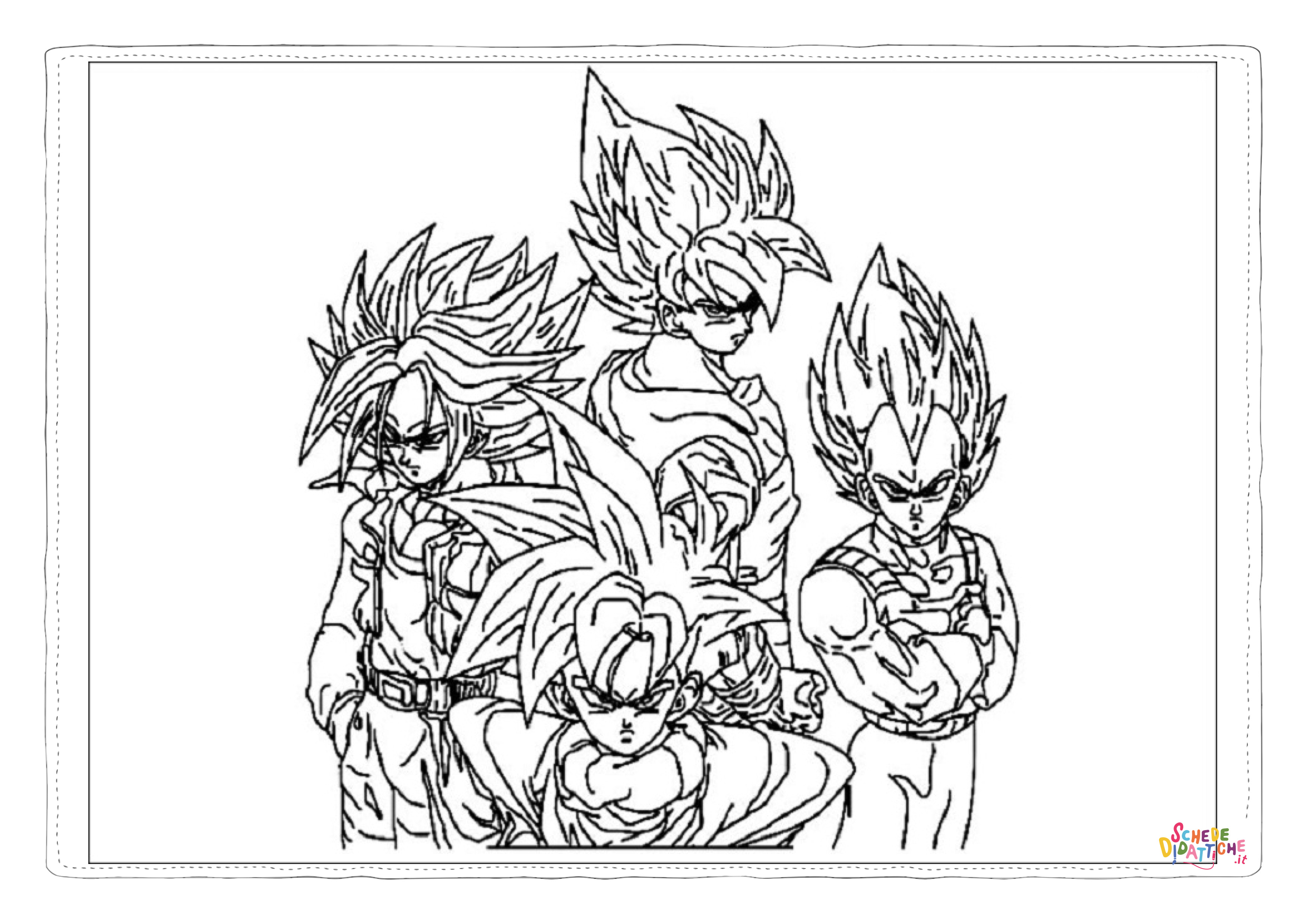 Disegno "Disegno di Dragon Ball da stampare e colorare 82" Disegno di Dragon Ball da stampare e colorare 82