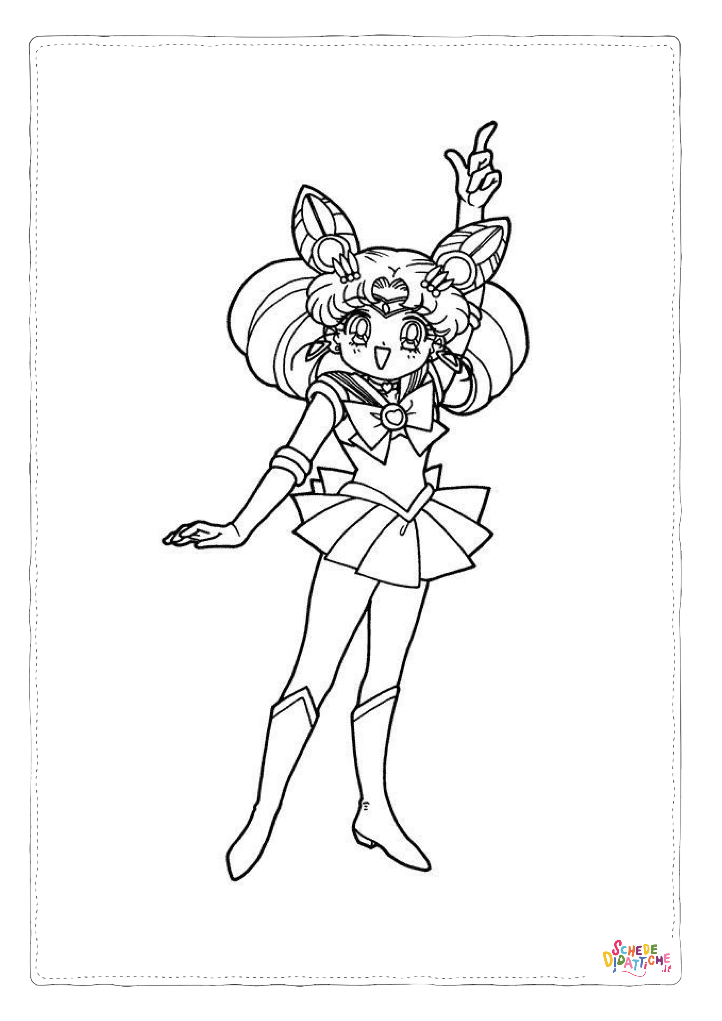 Disegno di Sailor Moon da stampare e colorare 40