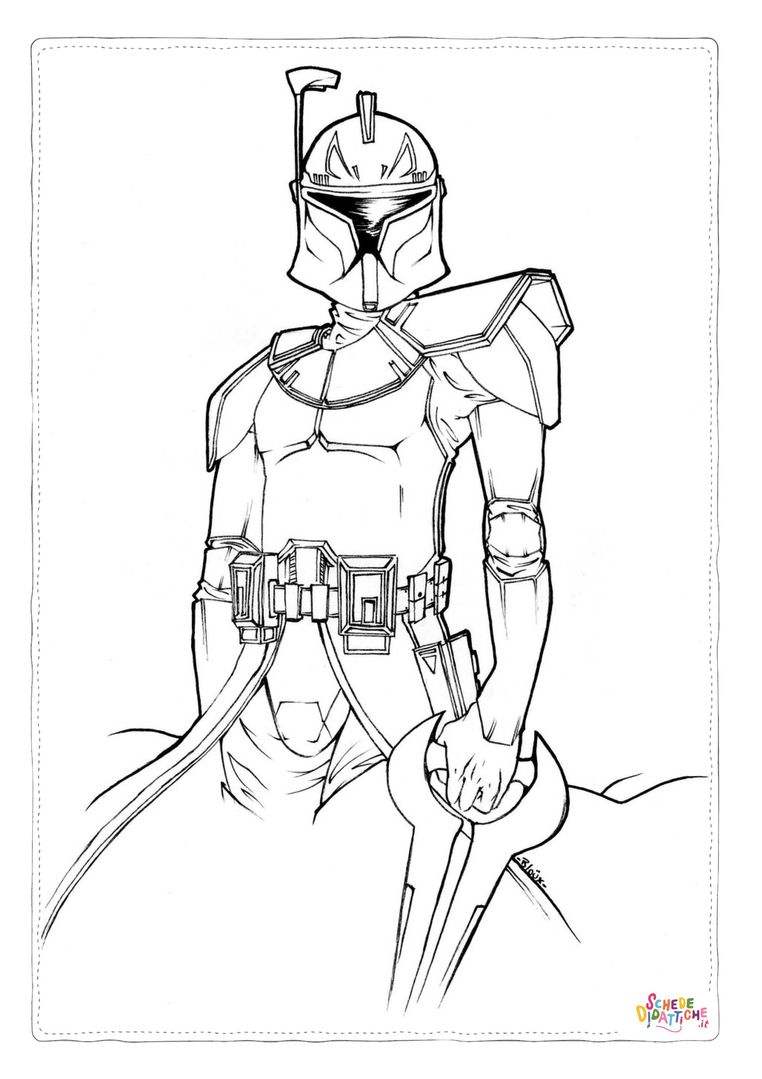 Disegno "Disegno di Star Wars da stampare e colorare 3" Disegno di Star Wars da stampare e colorare 3