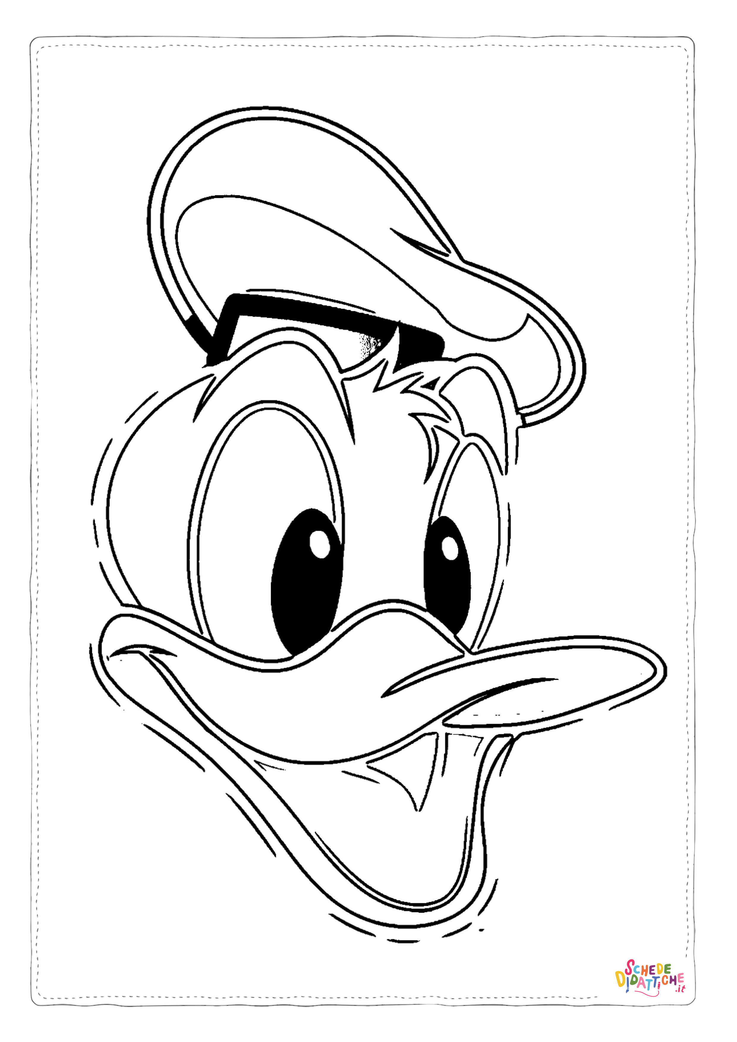 Disegno di Paperino da stampare e colorare 72