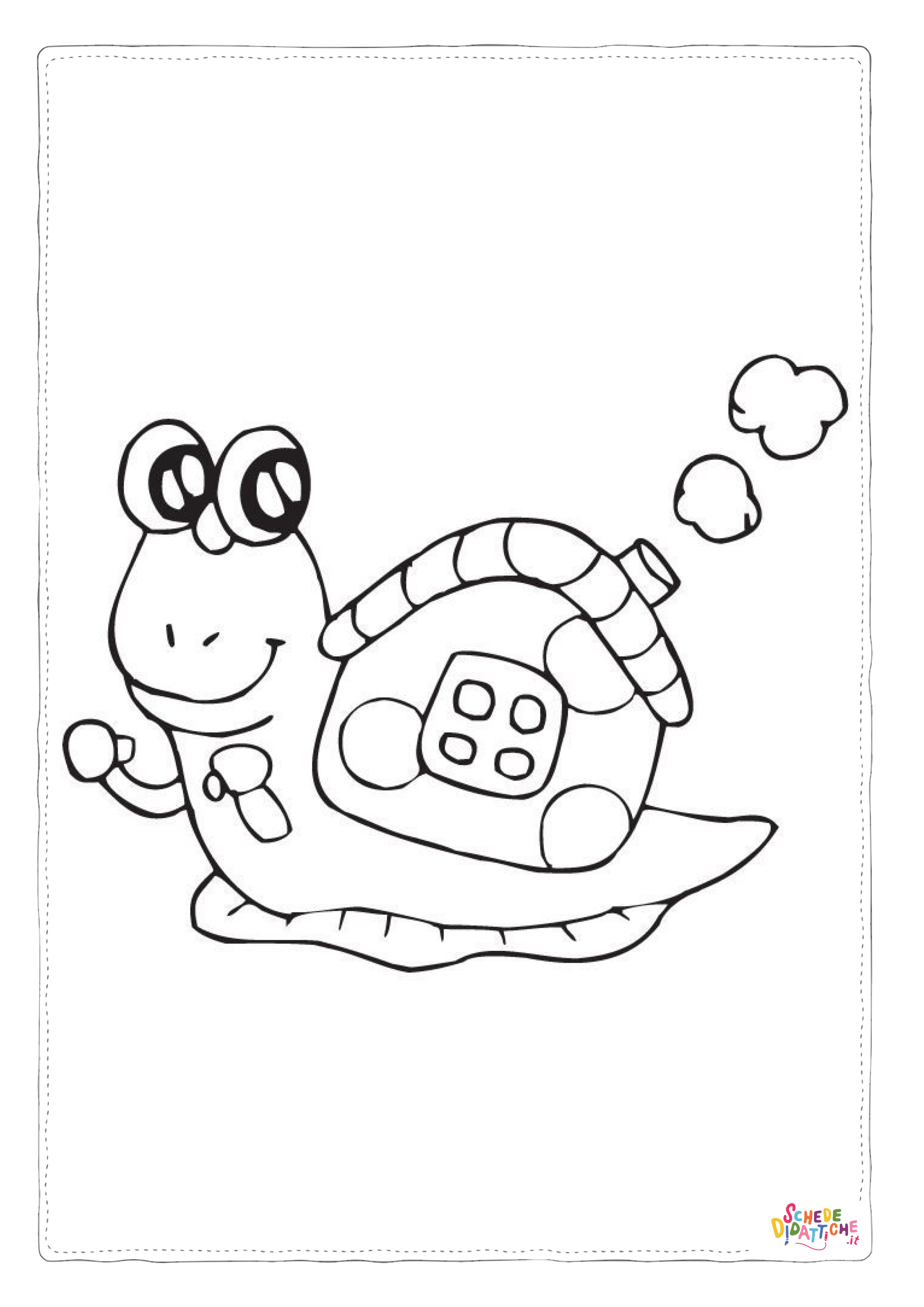 Disegno di lumaca da stampare e colorare 30