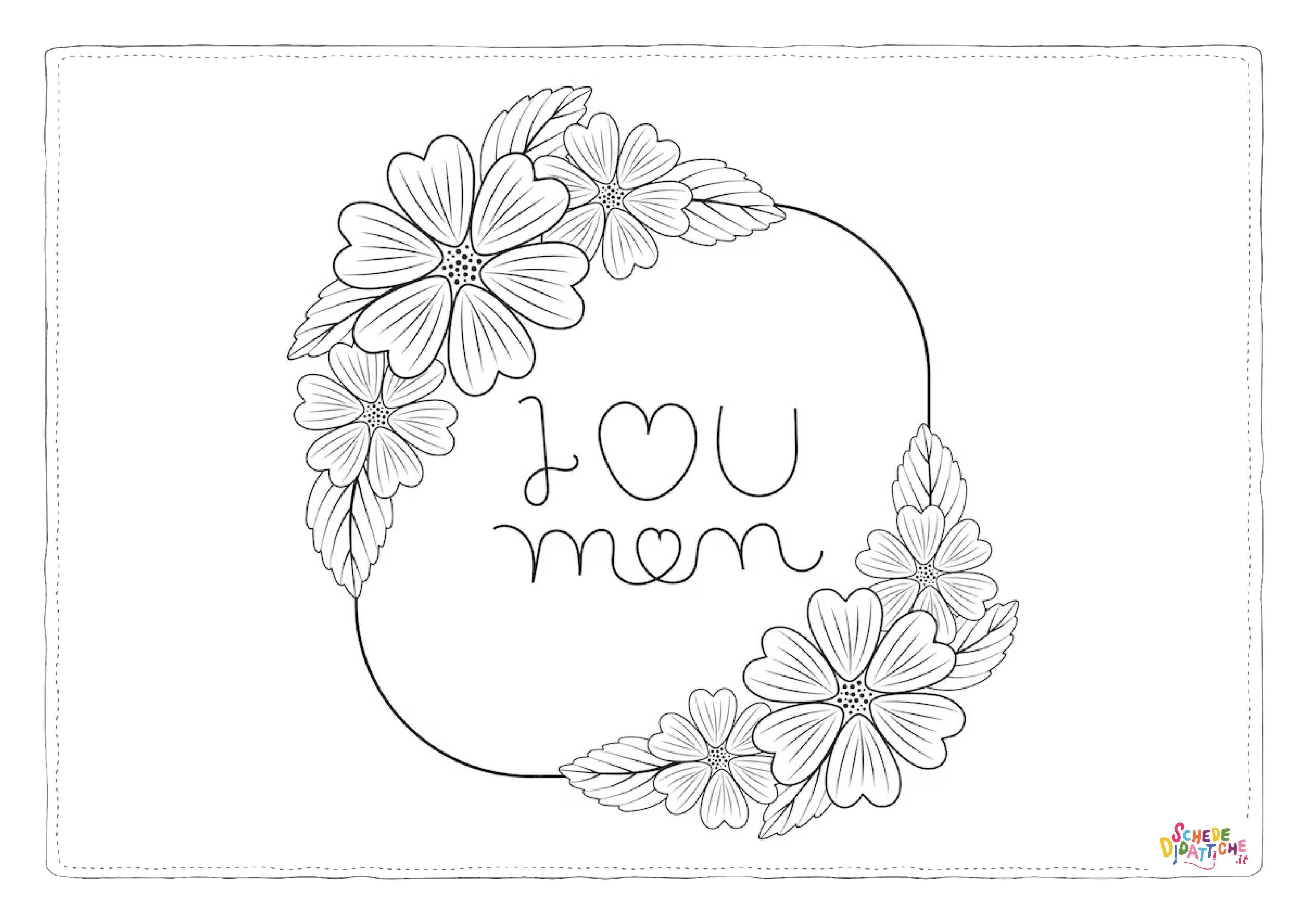 Disegno "Festa della mamma 5" Festa della mamma 5