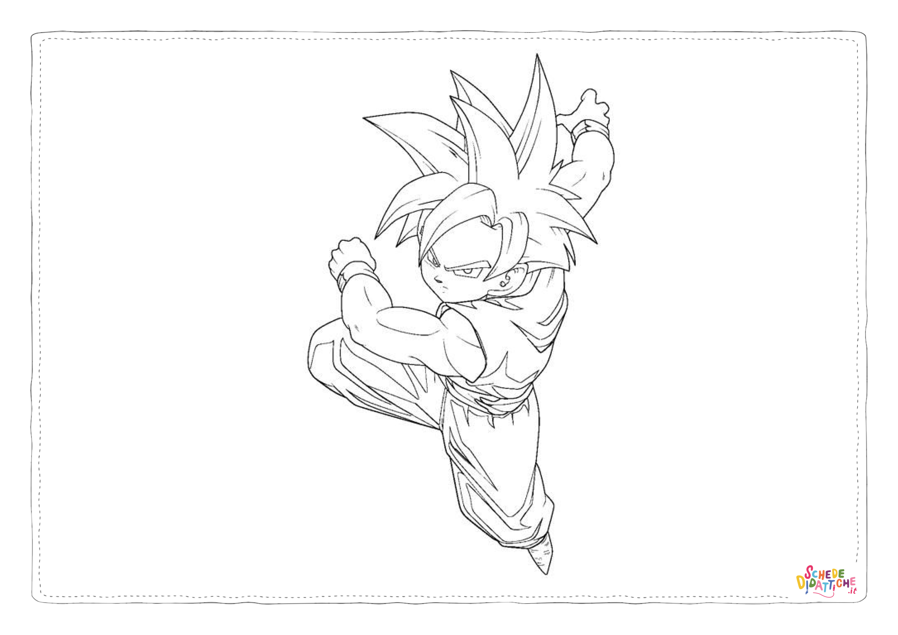 Disegno "Disegno di Dragon Ball da stampare e colorare 65" Disegno di Dragon Ball da stampare e colorare 65