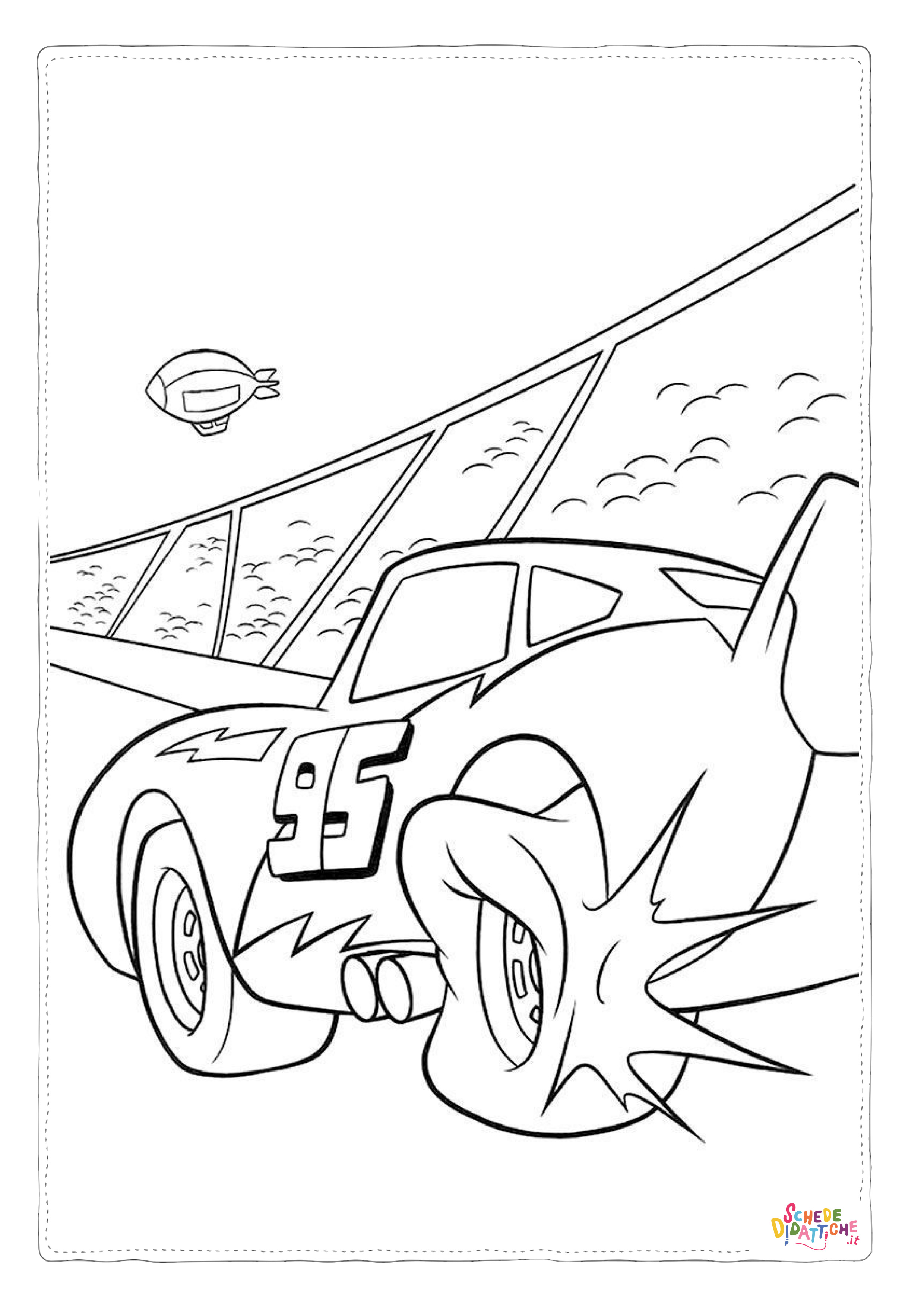 Disegno di Cars da stampare e colorare 245