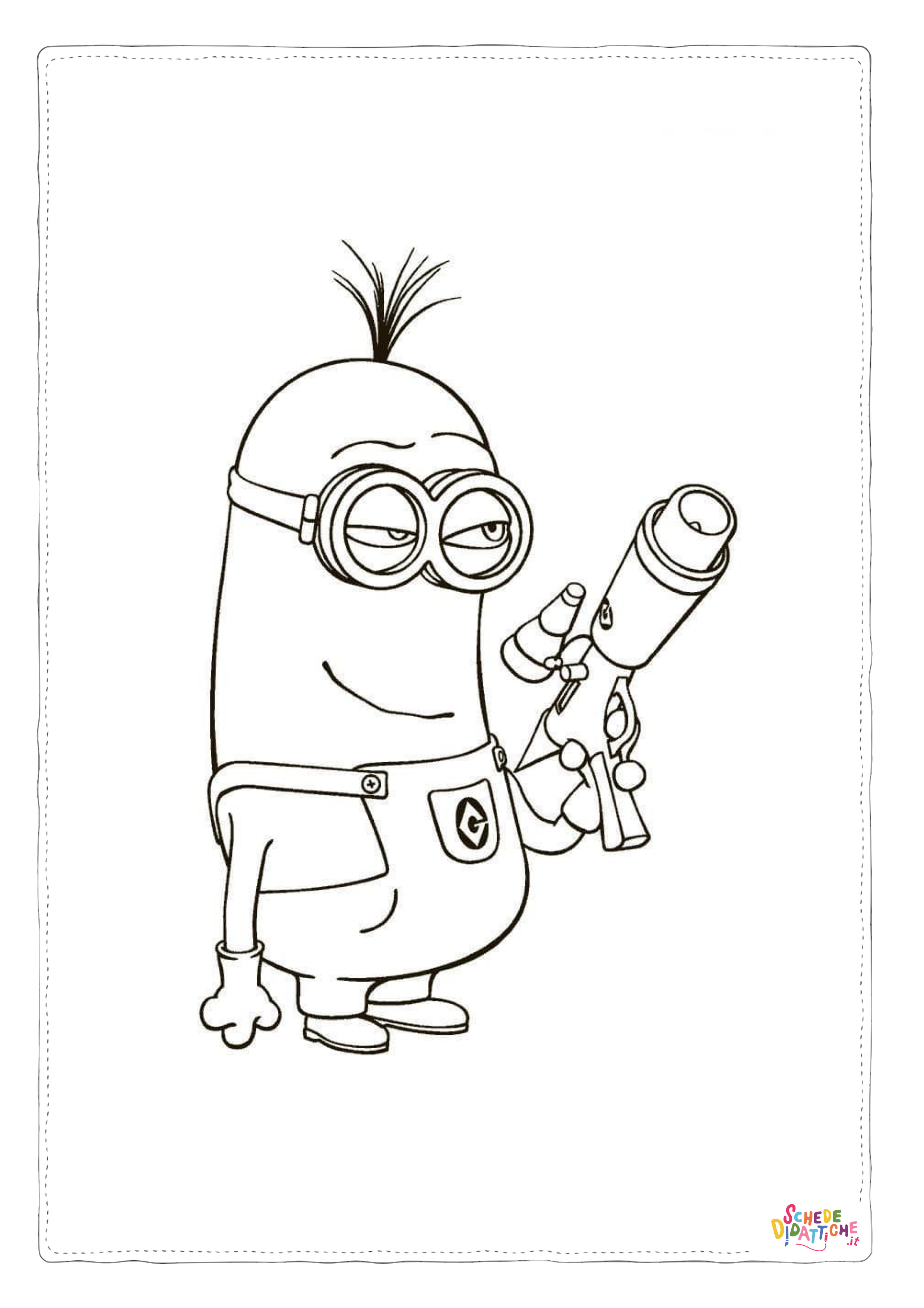 Disegno "Disegno di Cattivissimo me - Minions da stampare e colorare 104" Disegno di Cattivissimo me - Minions da stampare e colorare 104