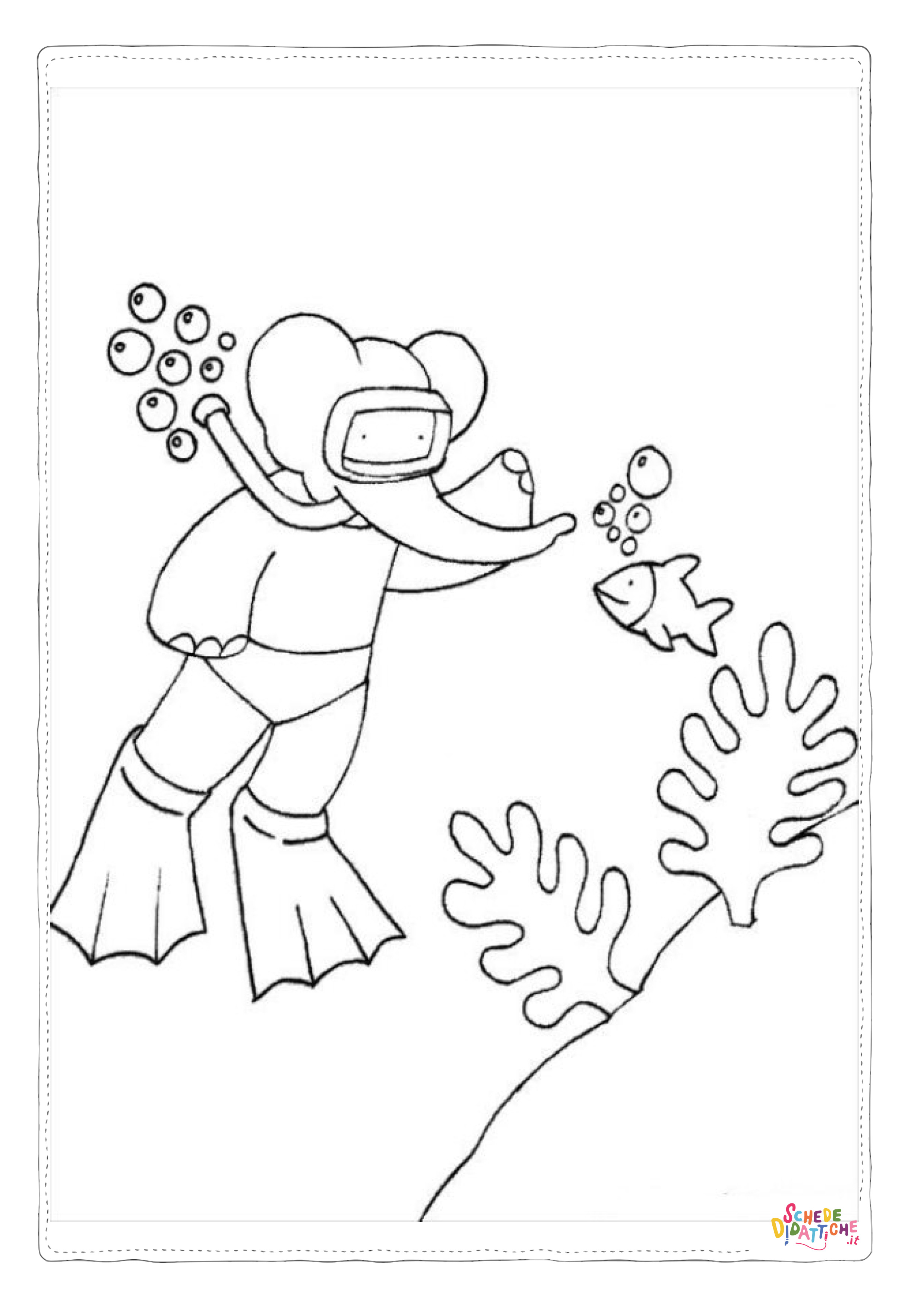 Disegno di Barbapap da stampare e colorare 3
