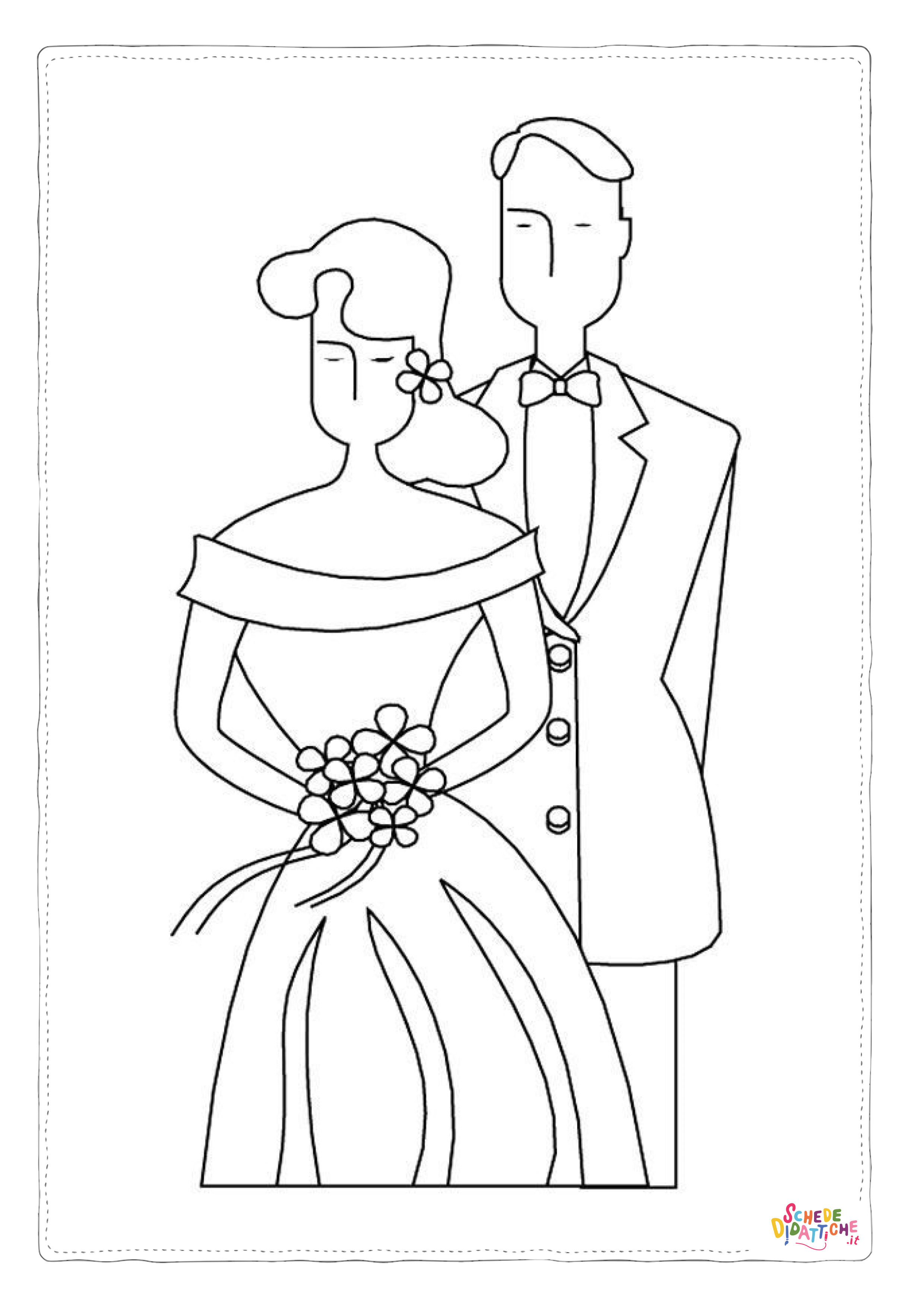 Disegno "Disegno di San Valentino da stampare e colorare 74" Disegno di San Valentino da stampare e colorare 74