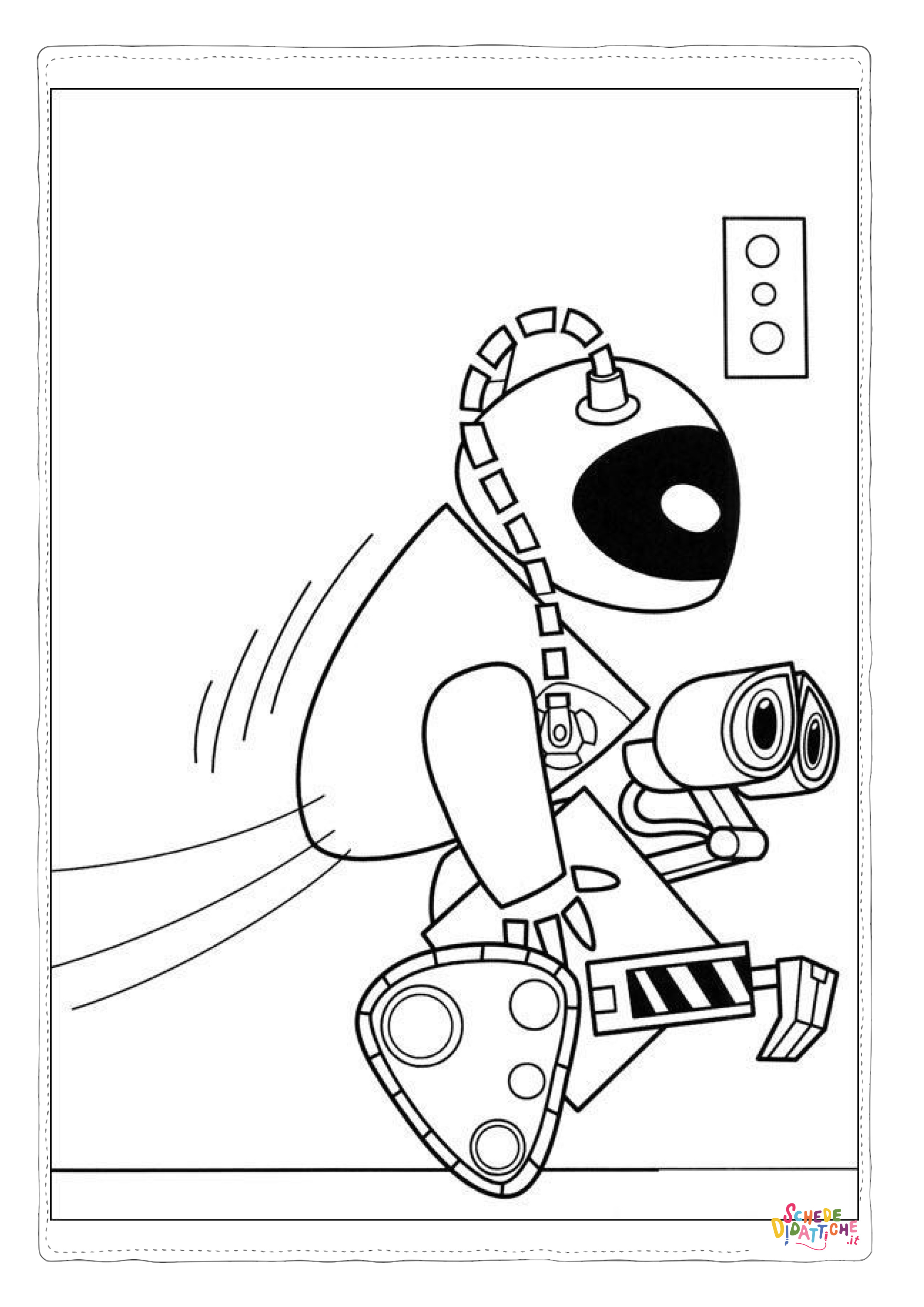 Disegno "Disegno di Wall-E da stampare e colorare 55" Disegno di Wall-E da stampare e colorare 55