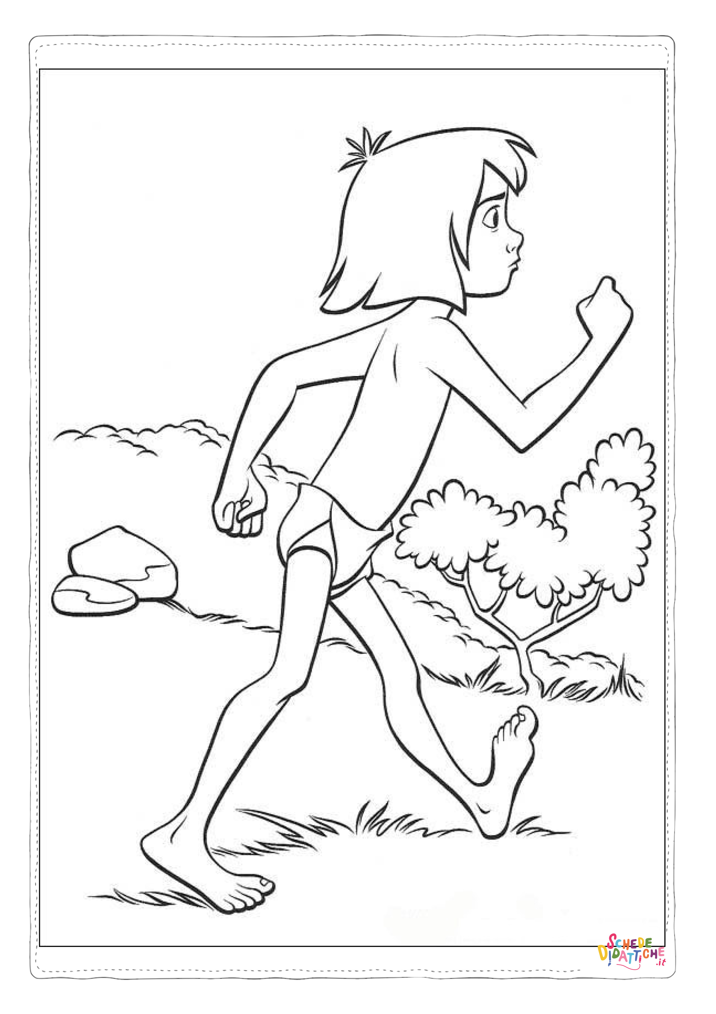 Disegno "Disegno di Il libro della giungla da stampare e colorare 38" Disegno di Il libro della giungla da stampare e colorare 38