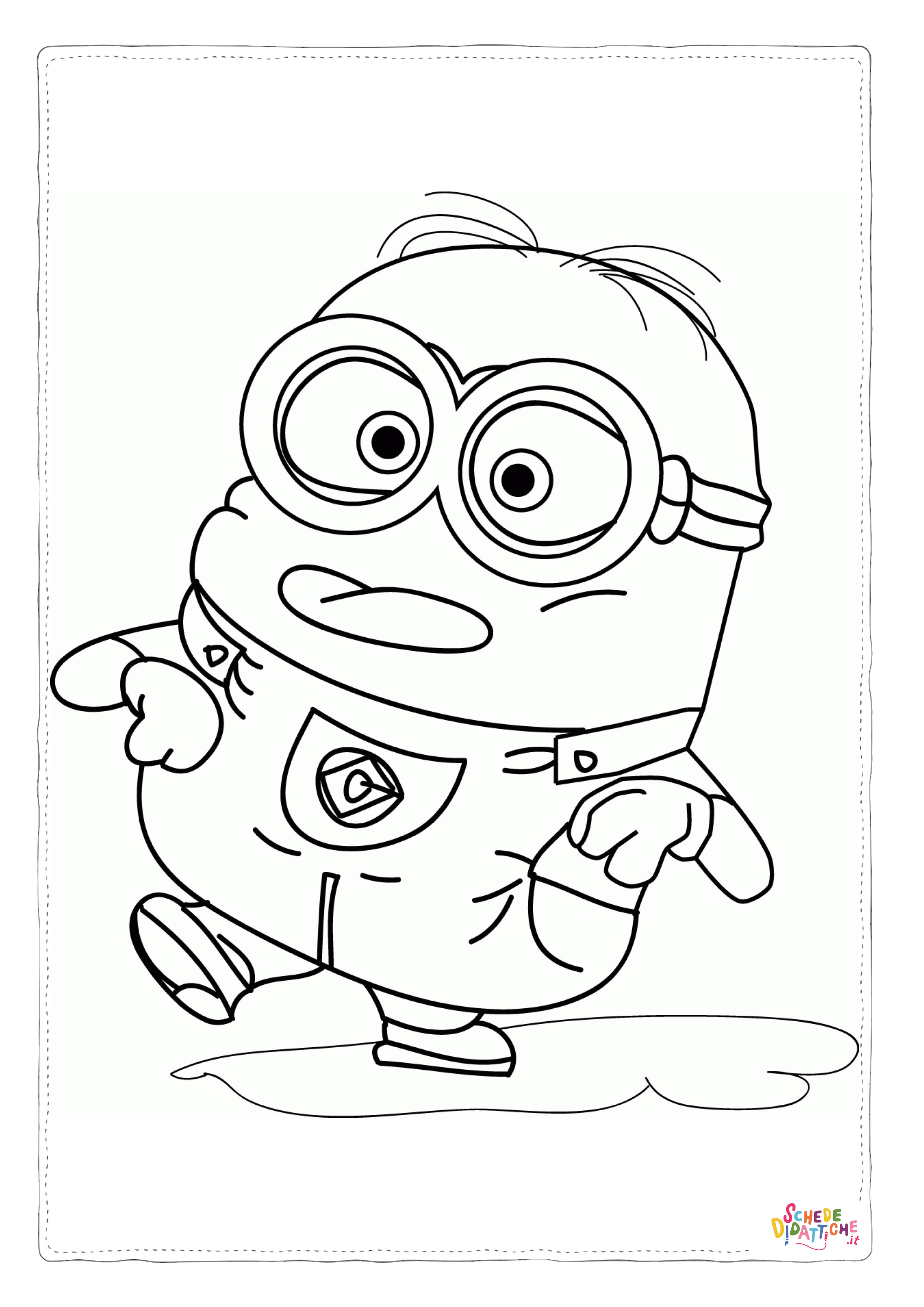 Disegno "Disegno di Cattivissimo me - Minions da stampare e colorare 10" Disegno di Cattivissimo me - Minions da stampare e colorare 10