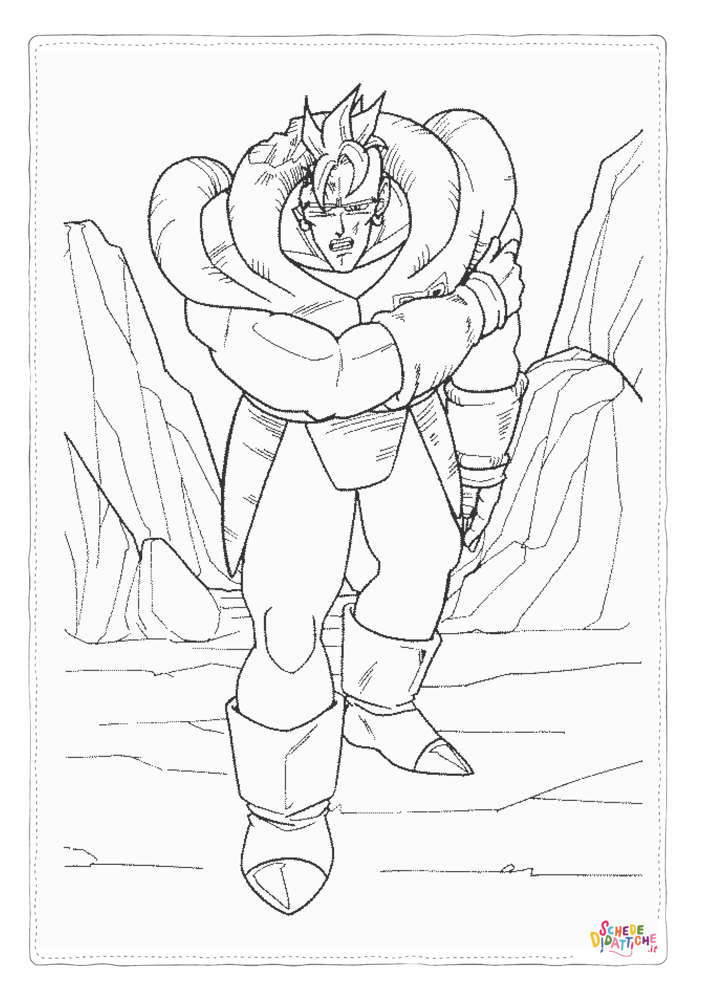 Disegno "Disegno di Dragon Ball da stampare e colorare 137" Disegno di Dragon Ball da stampare e colorare 137