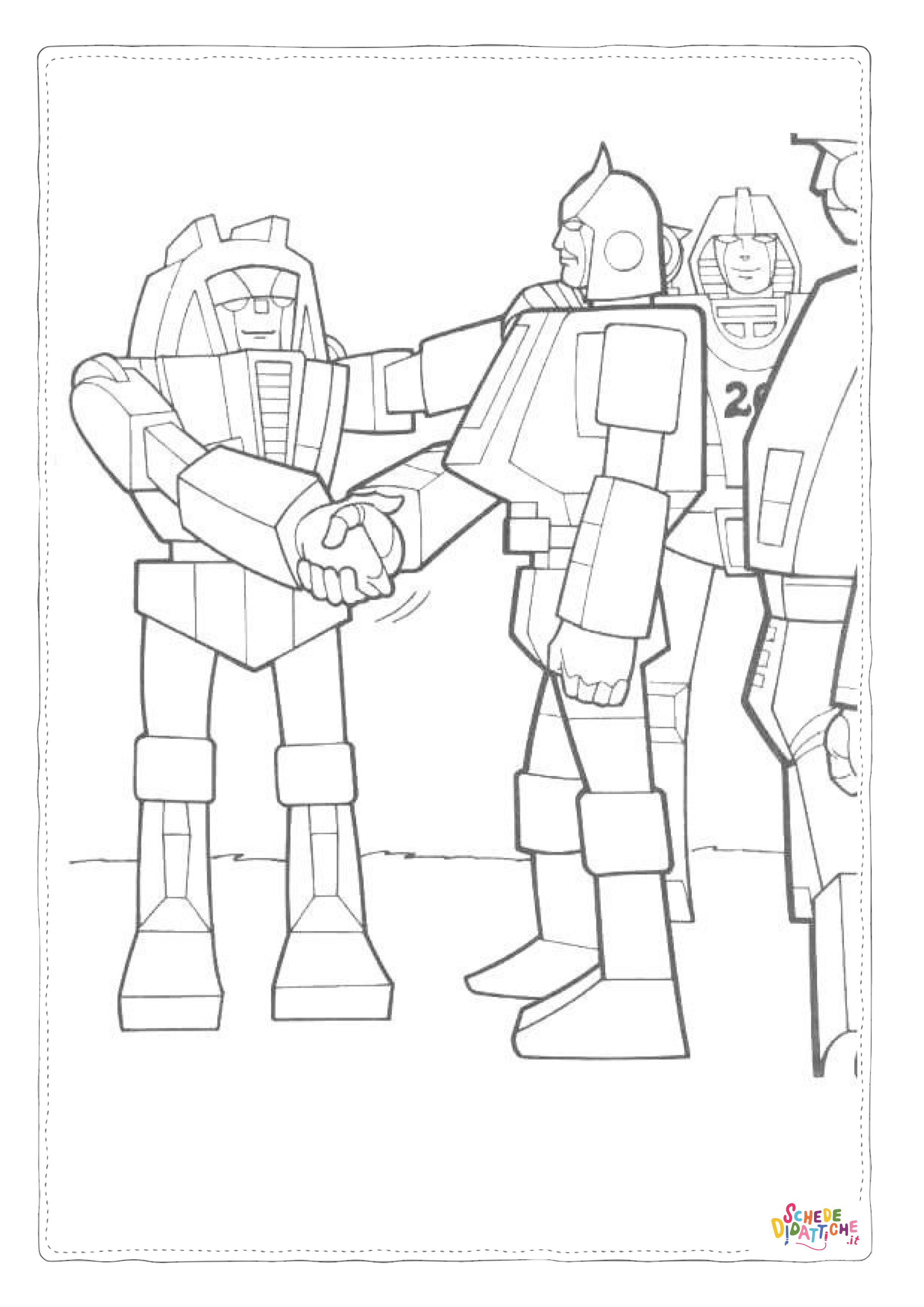 Disegno di Transformers da stampare e colorare 106