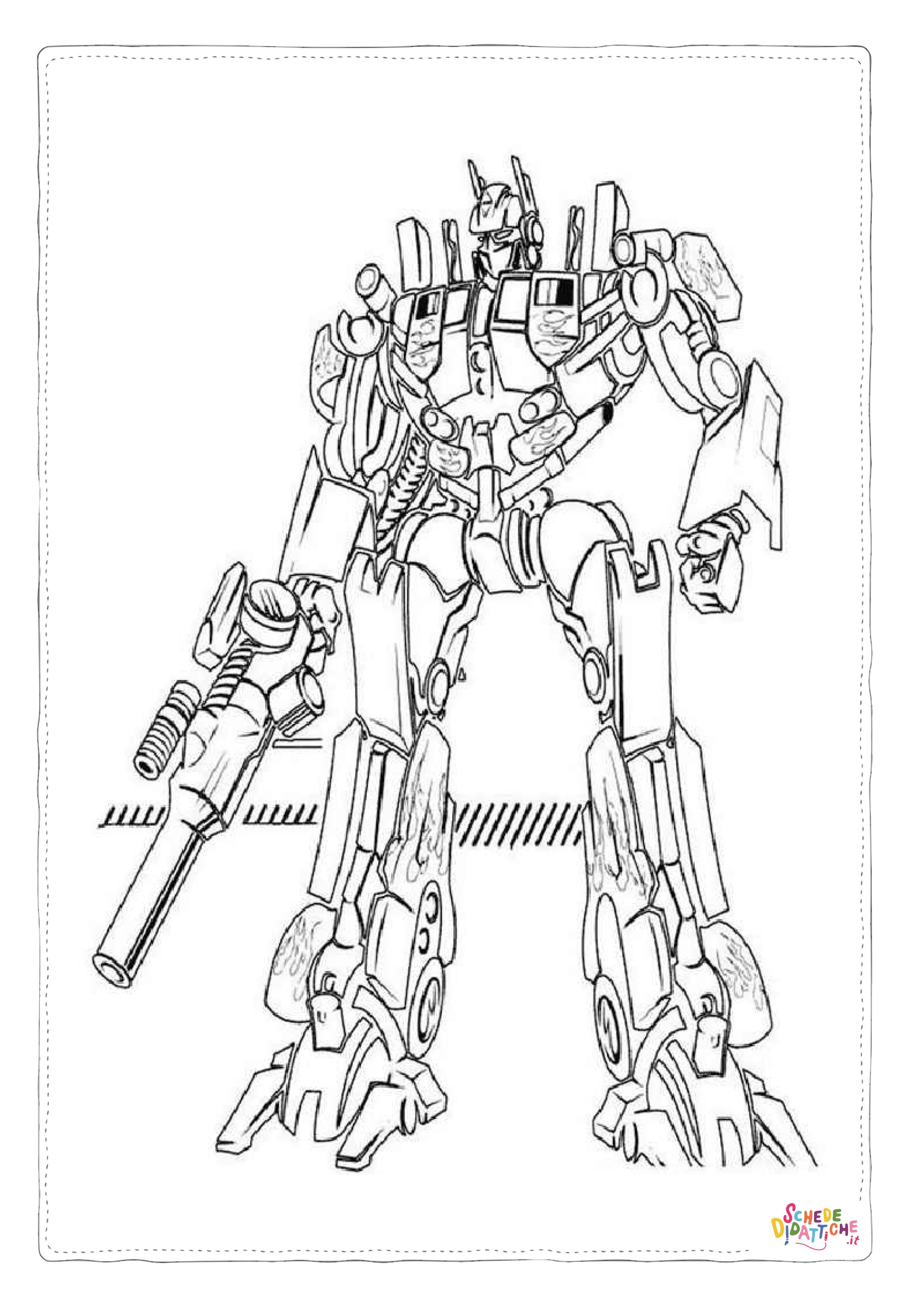 Disegno "Disegno di Transformers da stampare e colorare 40" Disegno di Transformers da stampare e colorare 40