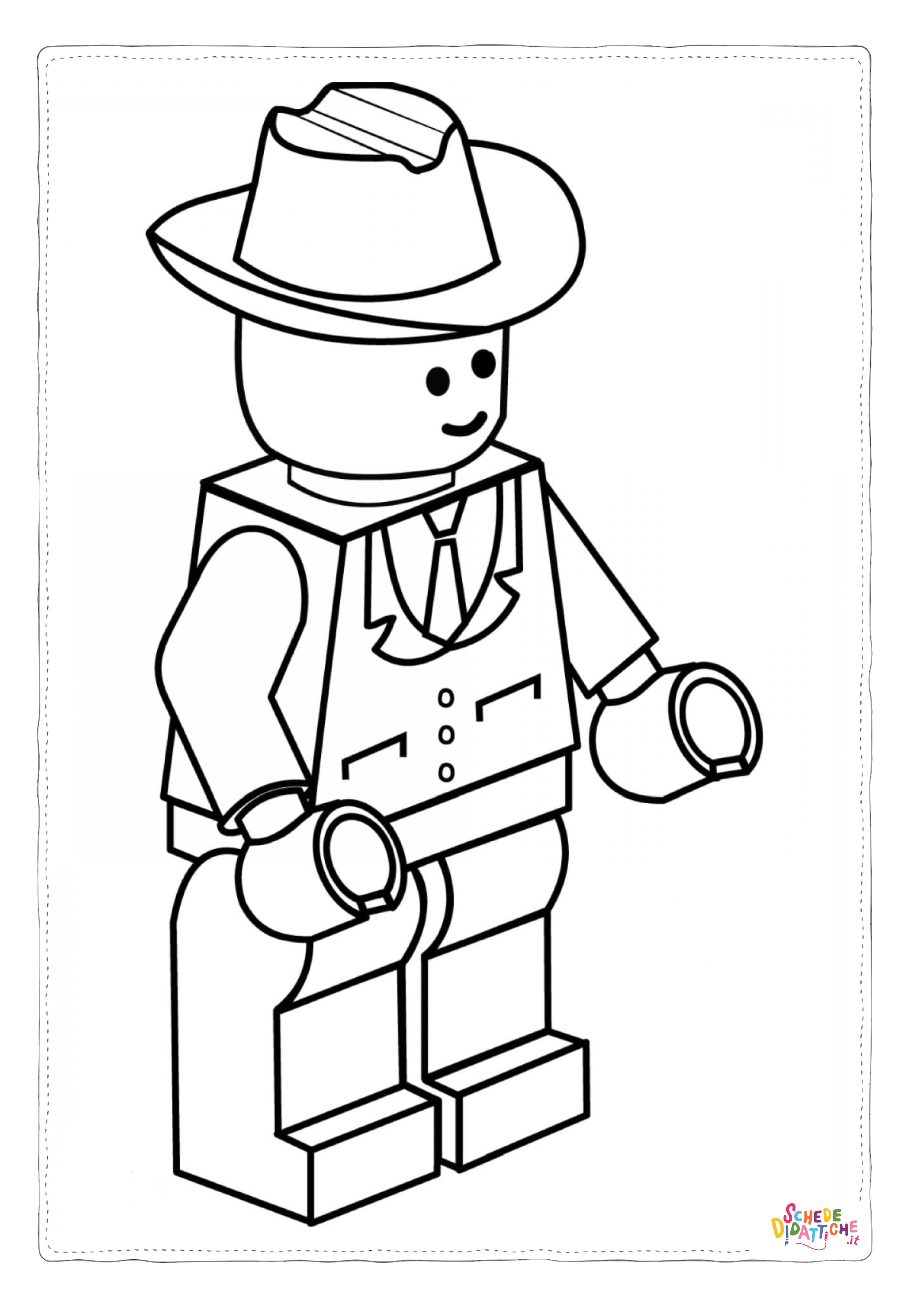 Disegno "Disegno di LEGO City da stampare e colorare 10" Disegno di LEGO City da stampare e colorare 10