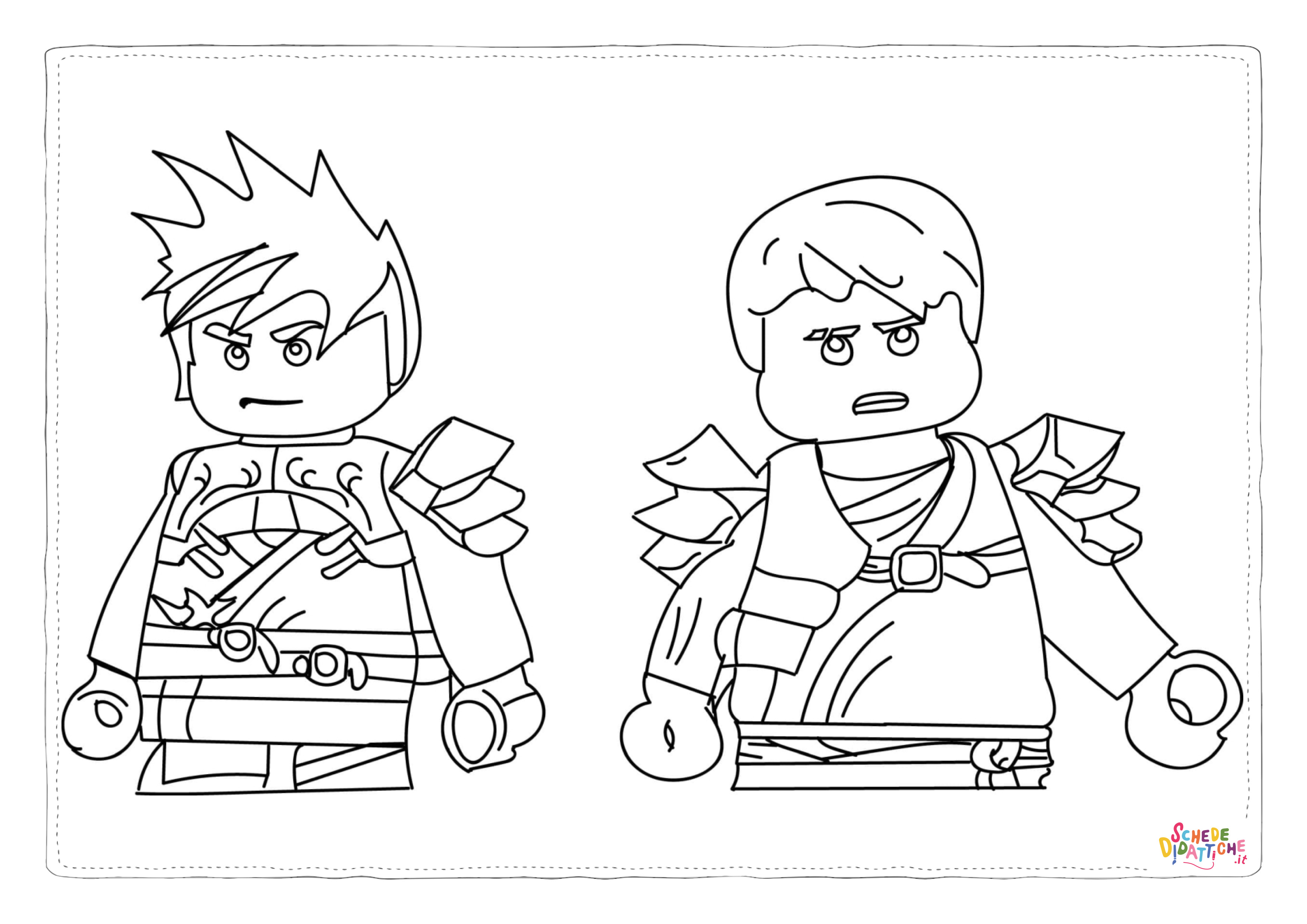 Disegno di Ninja Go da stampare e colorare 42