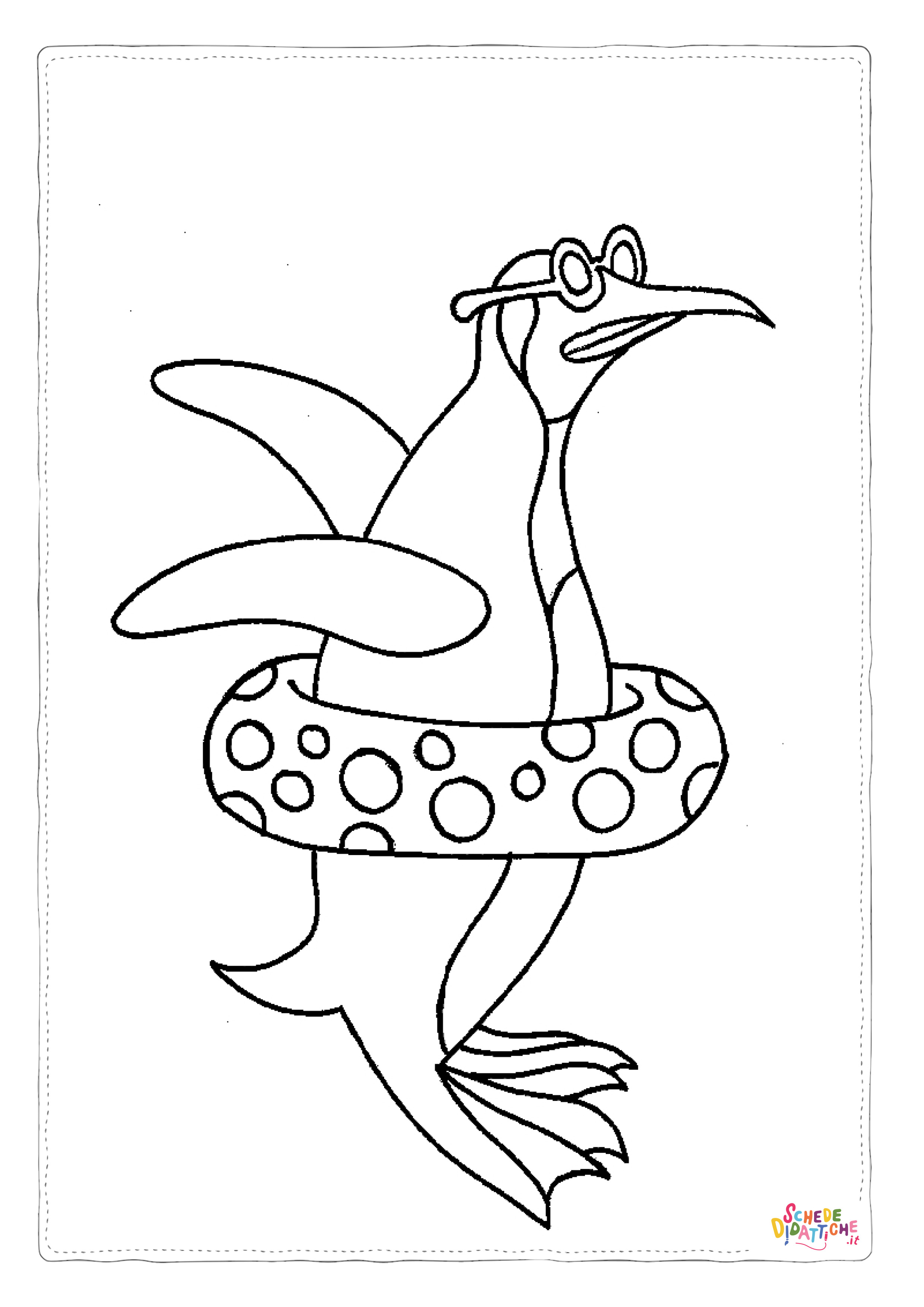 Disegno "Disegno di pinguino da stampare e colorare 17" Disegno di pinguino da stampare e colorare 17