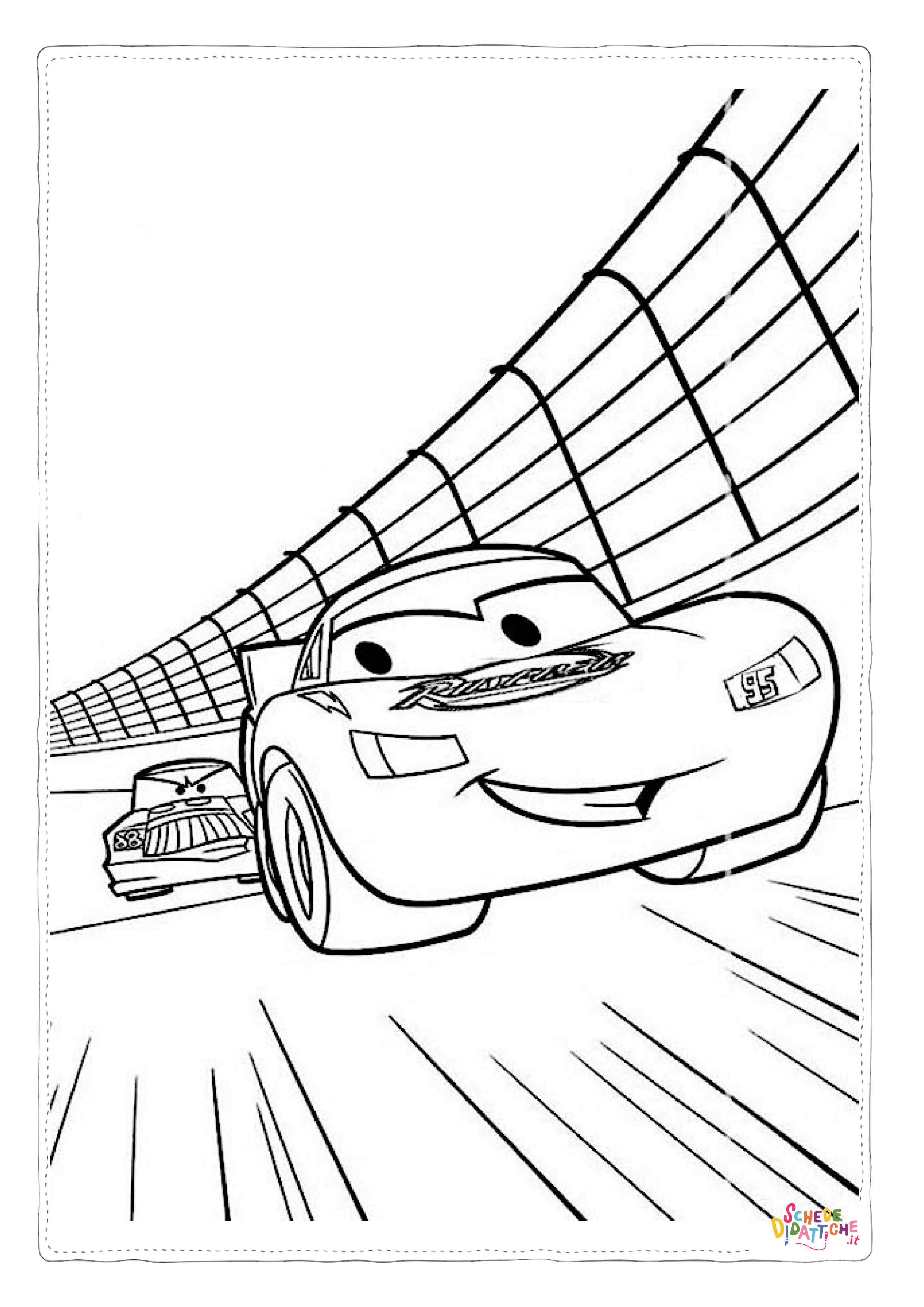 Disegno di Cars da stampare e colorare 223
