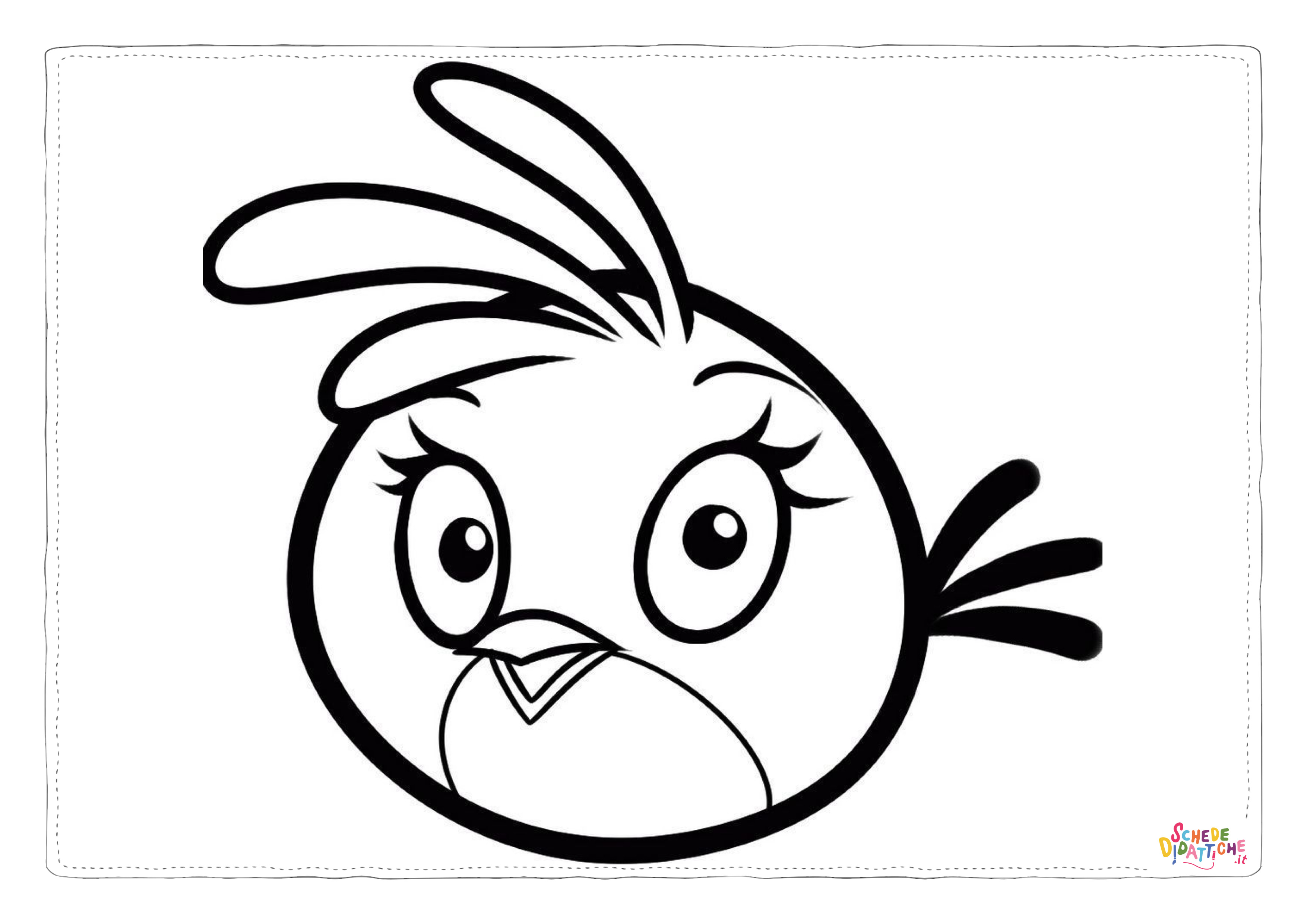 Disegno "Disegno di Angry birds da stampare e colorare 11" Disegno di Angry birds da stampare e colorare 11