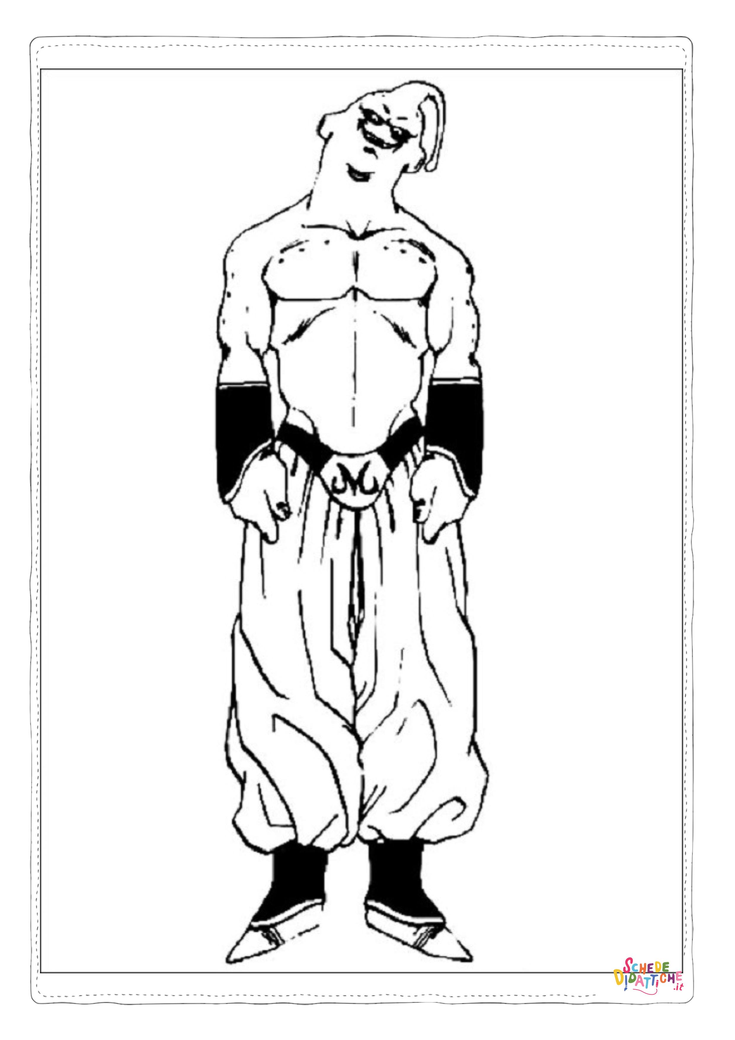 Disegno "Disegno di Dragon Ball da stampare e colorare 89" Disegno di Dragon Ball da stampare e colorare 89
